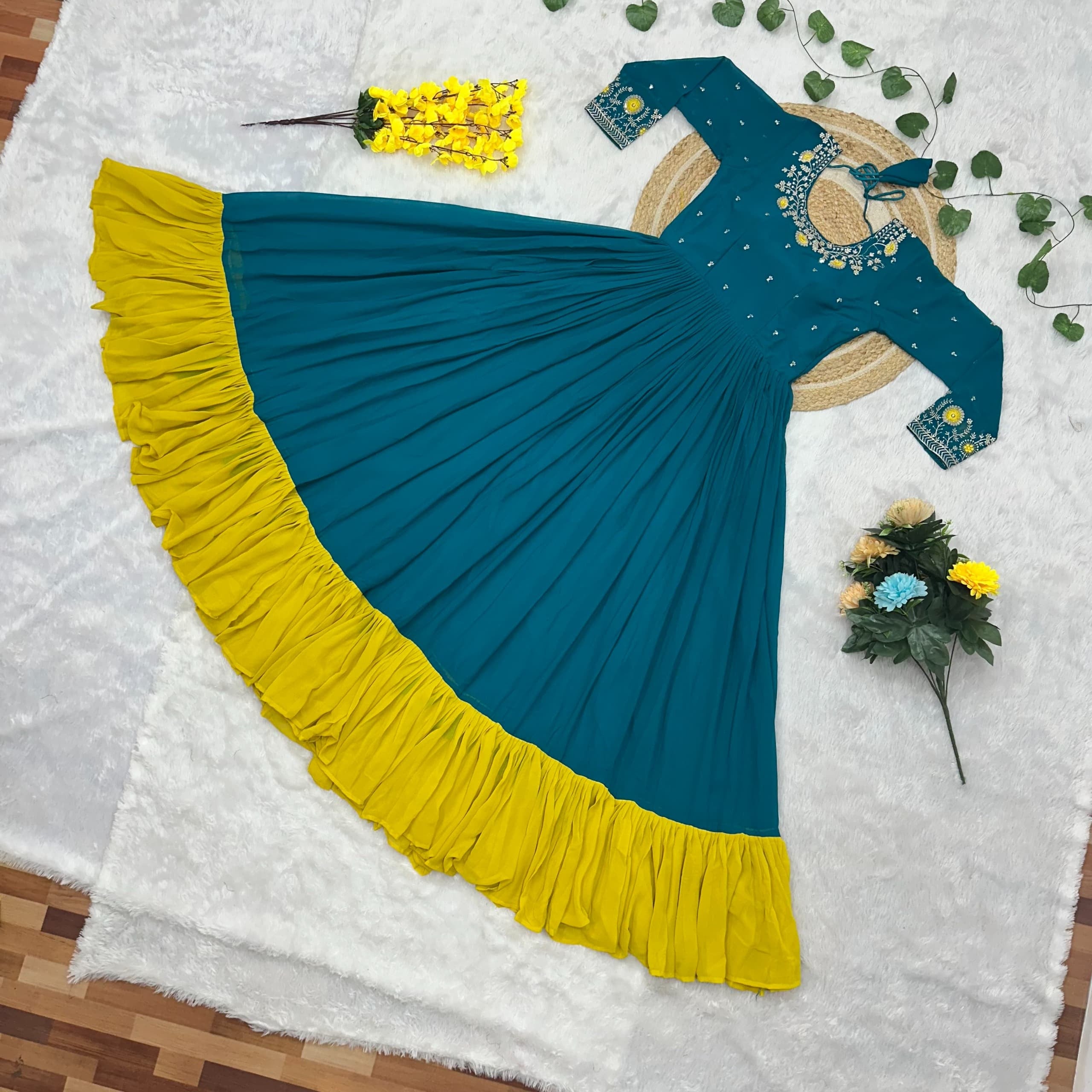 Salsa : Designer Long  Frocks 💕