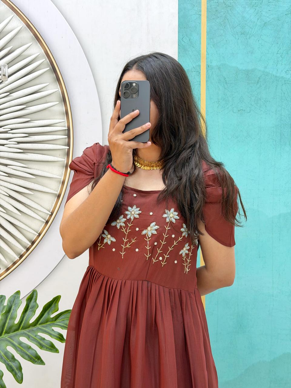Leena : Mul Mul Cotton Frocks 💕