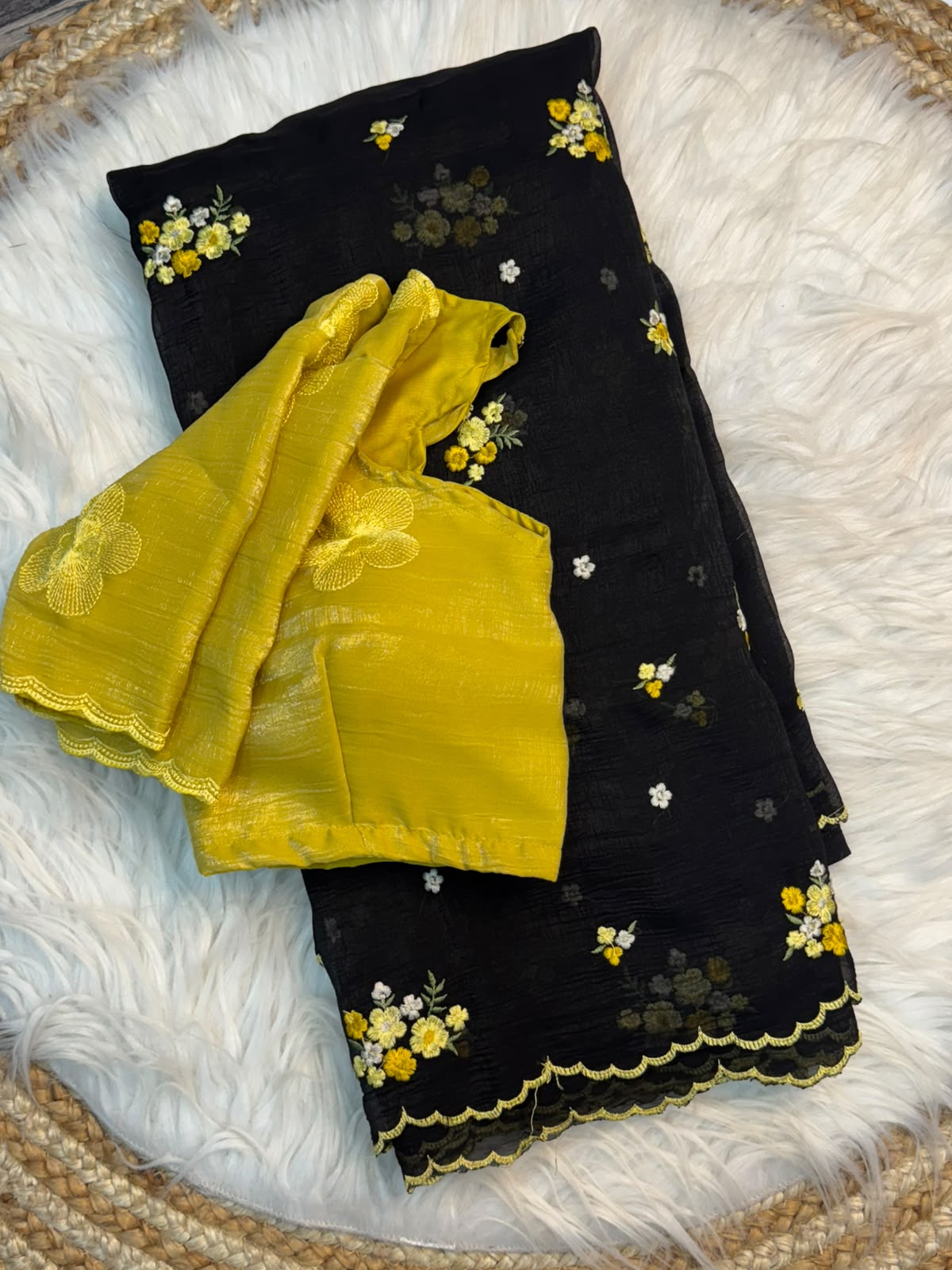 Candy crush crunchy silk saree