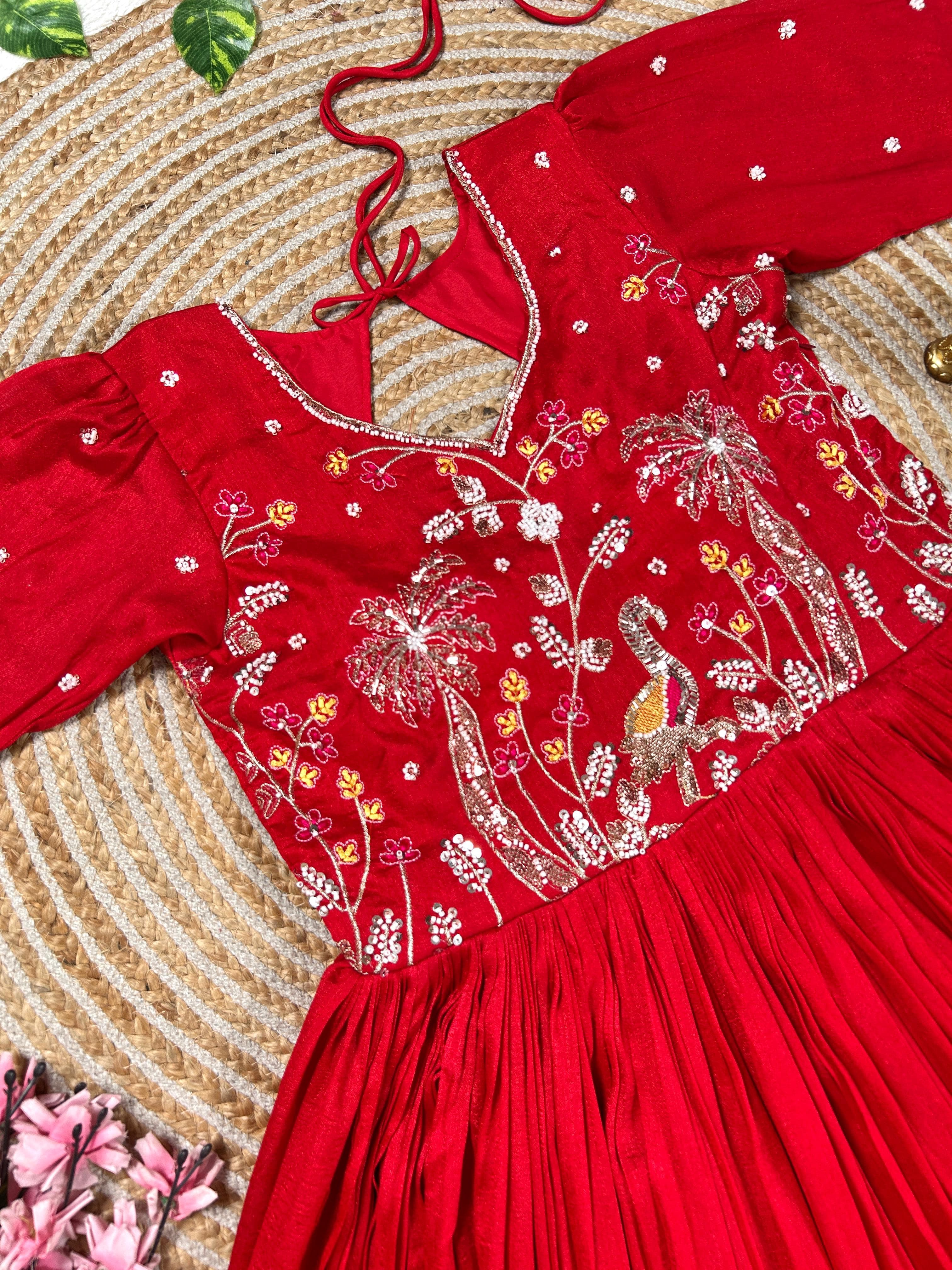Shine ⭐ Pretty Maggam work frocks