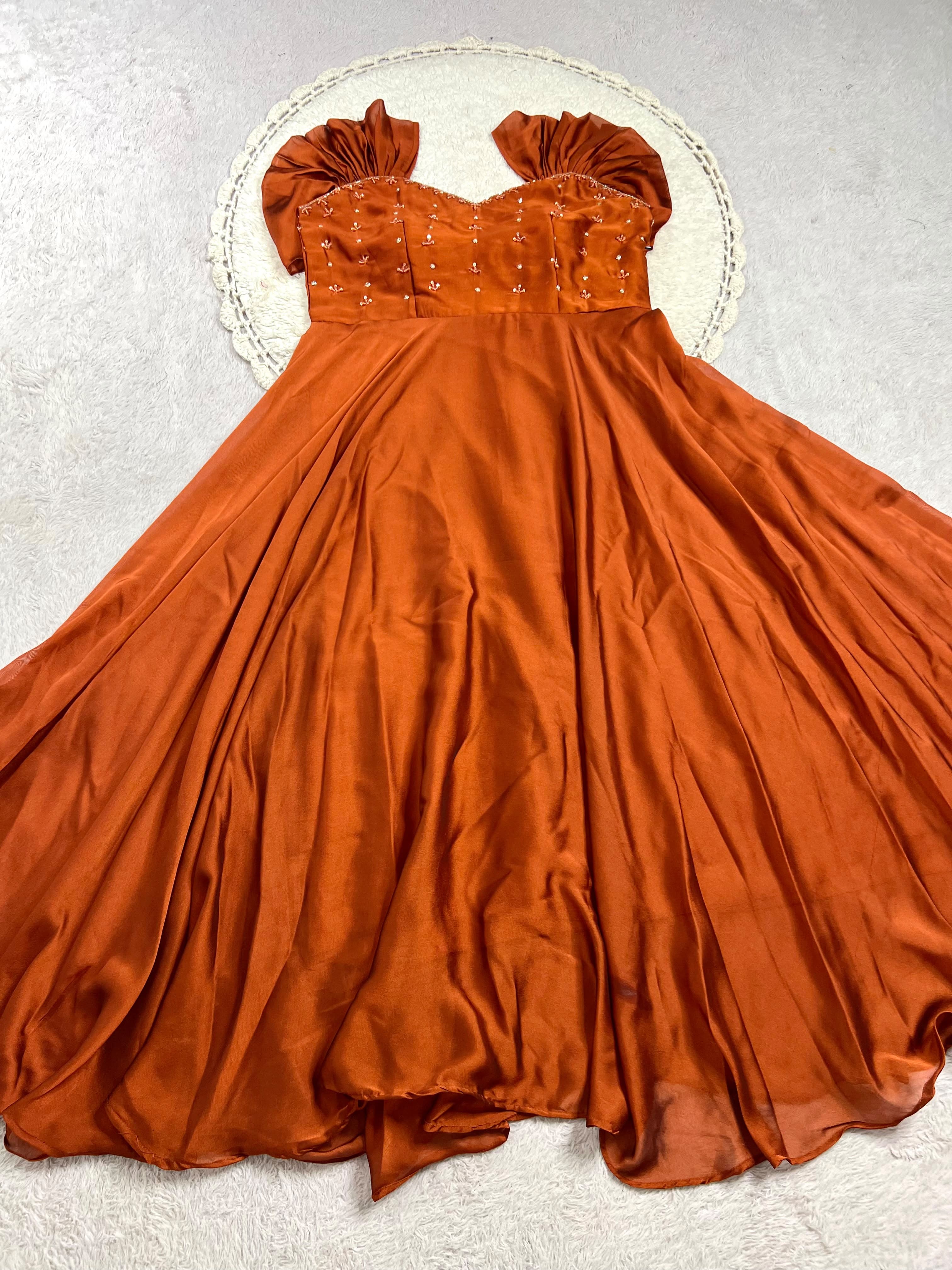 Lianna : Designer Rangoli frocks