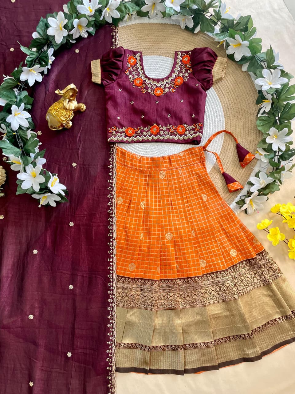 Missamma: Kids half saree