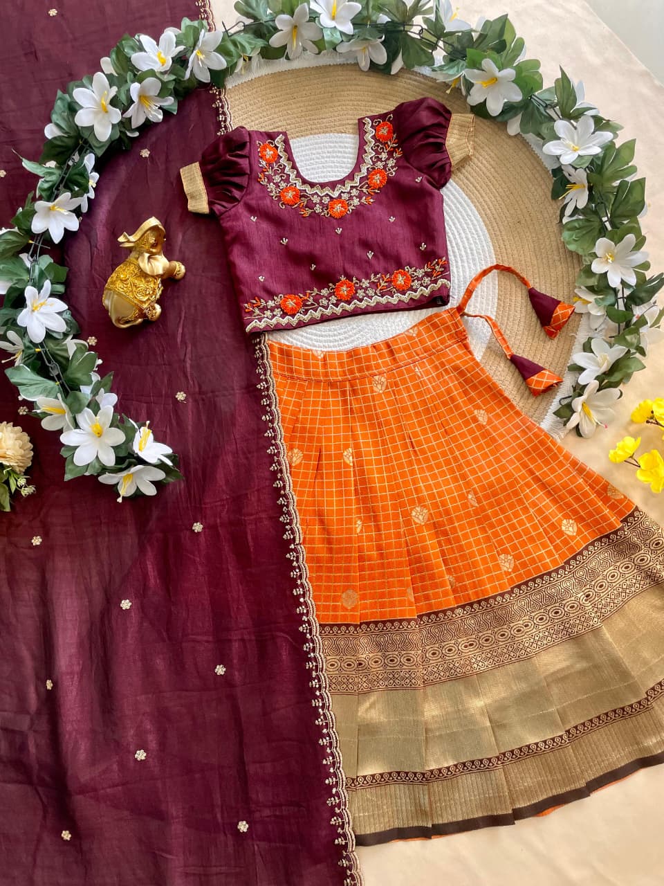 Missamma: Kids half saree