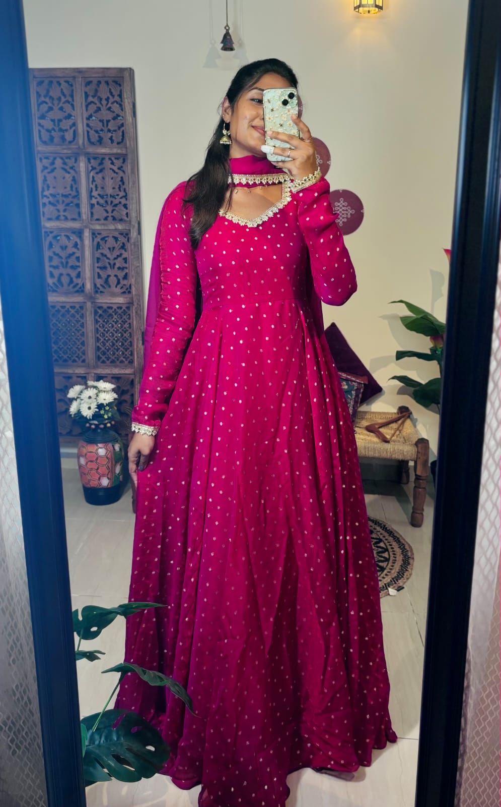 Monisha : Trending Anarkali outfit
