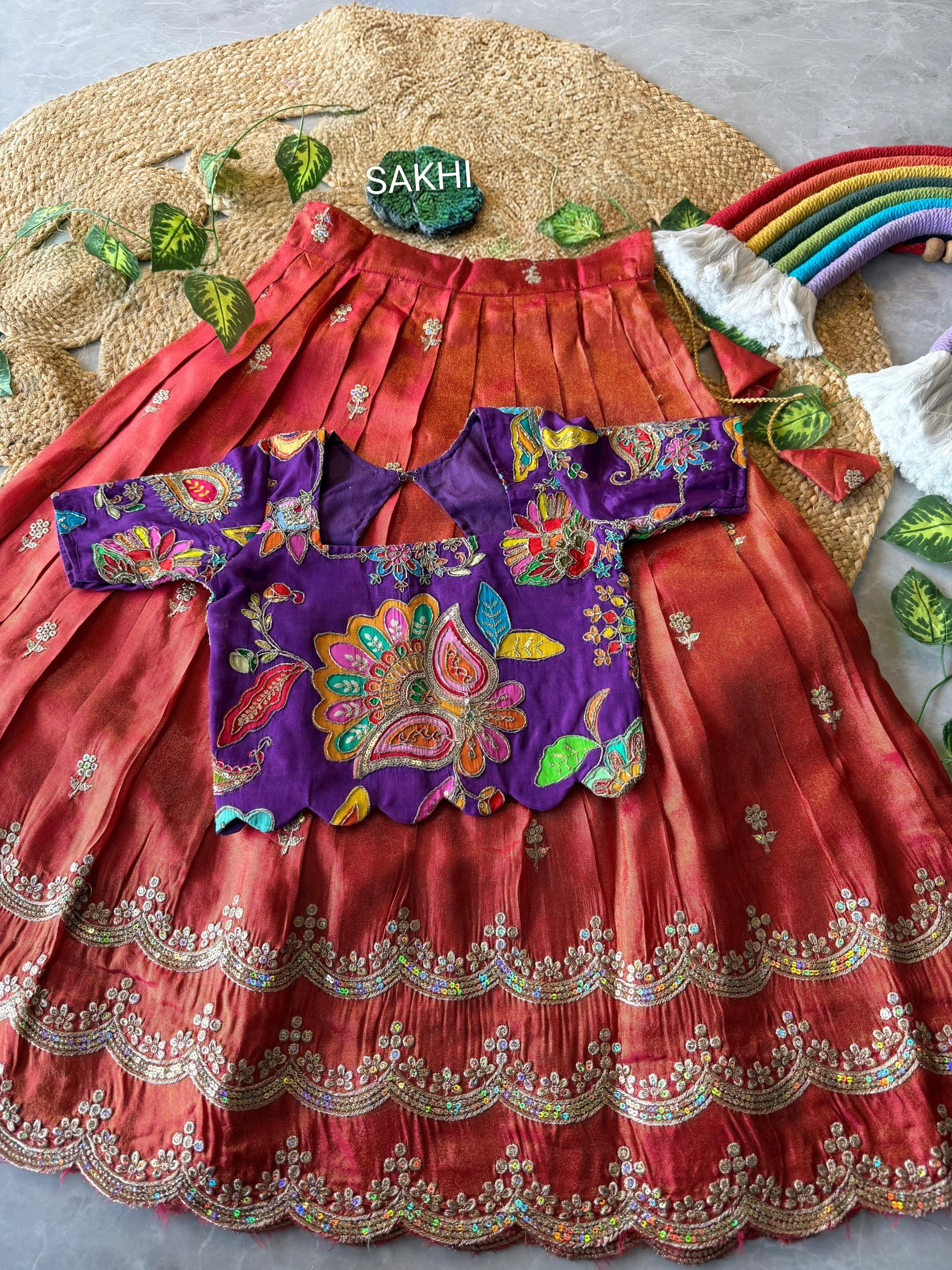 Vayyari Bhama : Kids Lehenga 💕