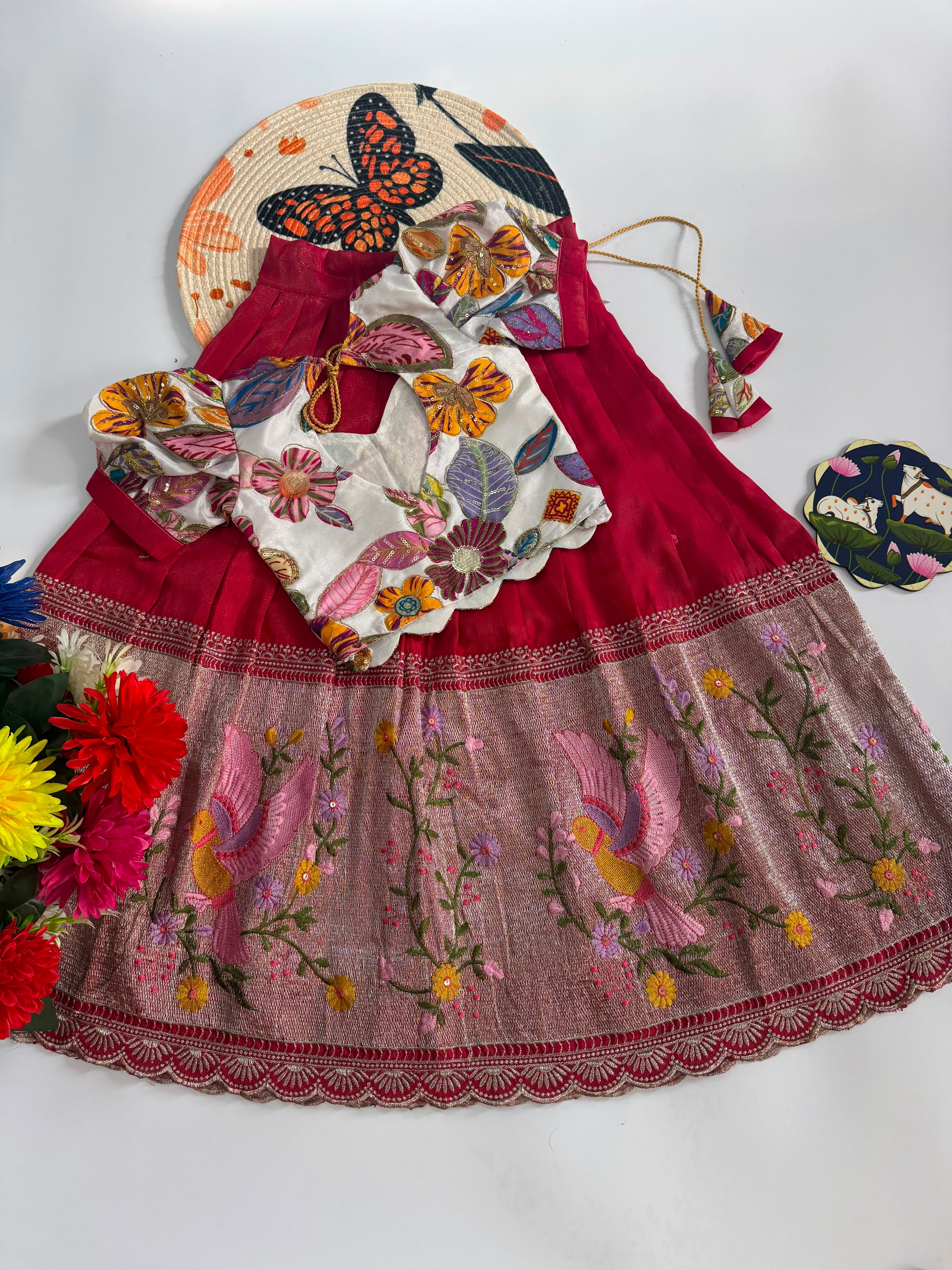Janani : Premium Kids Lehenga