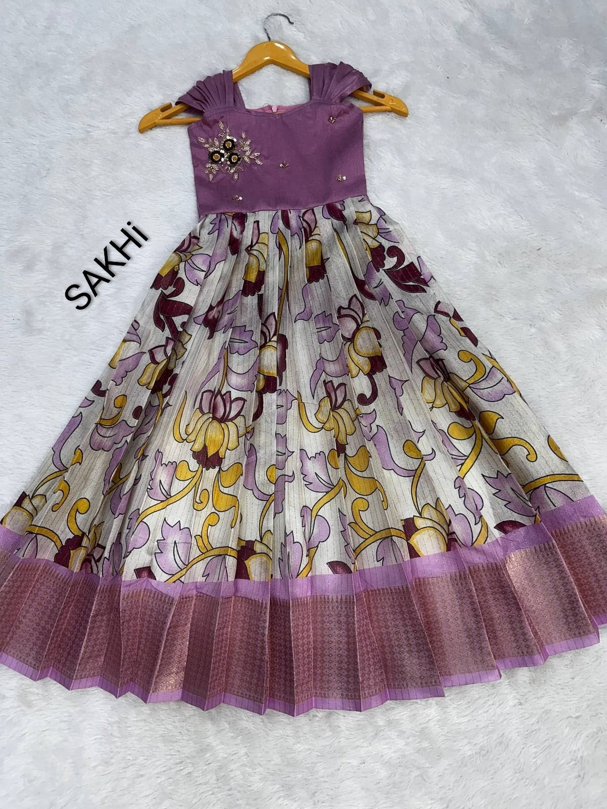 Zuyi : kalamkari Kids frocks