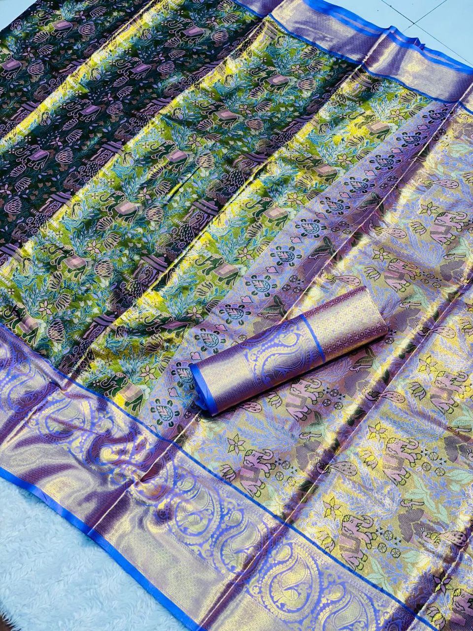 Semi Kanchi silk sarees
