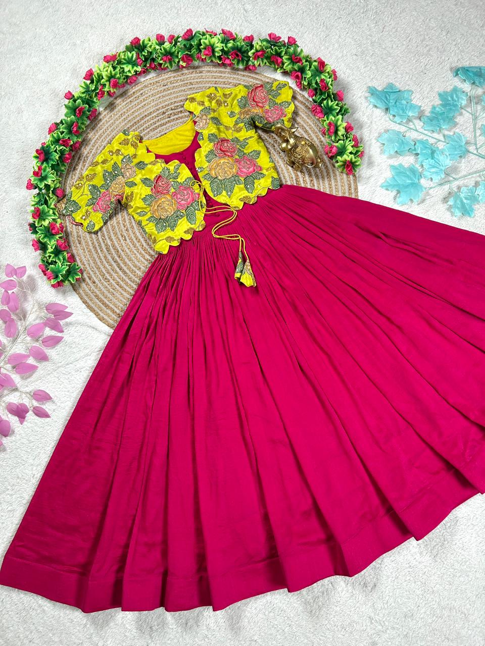 Trending Floral Frock 💕