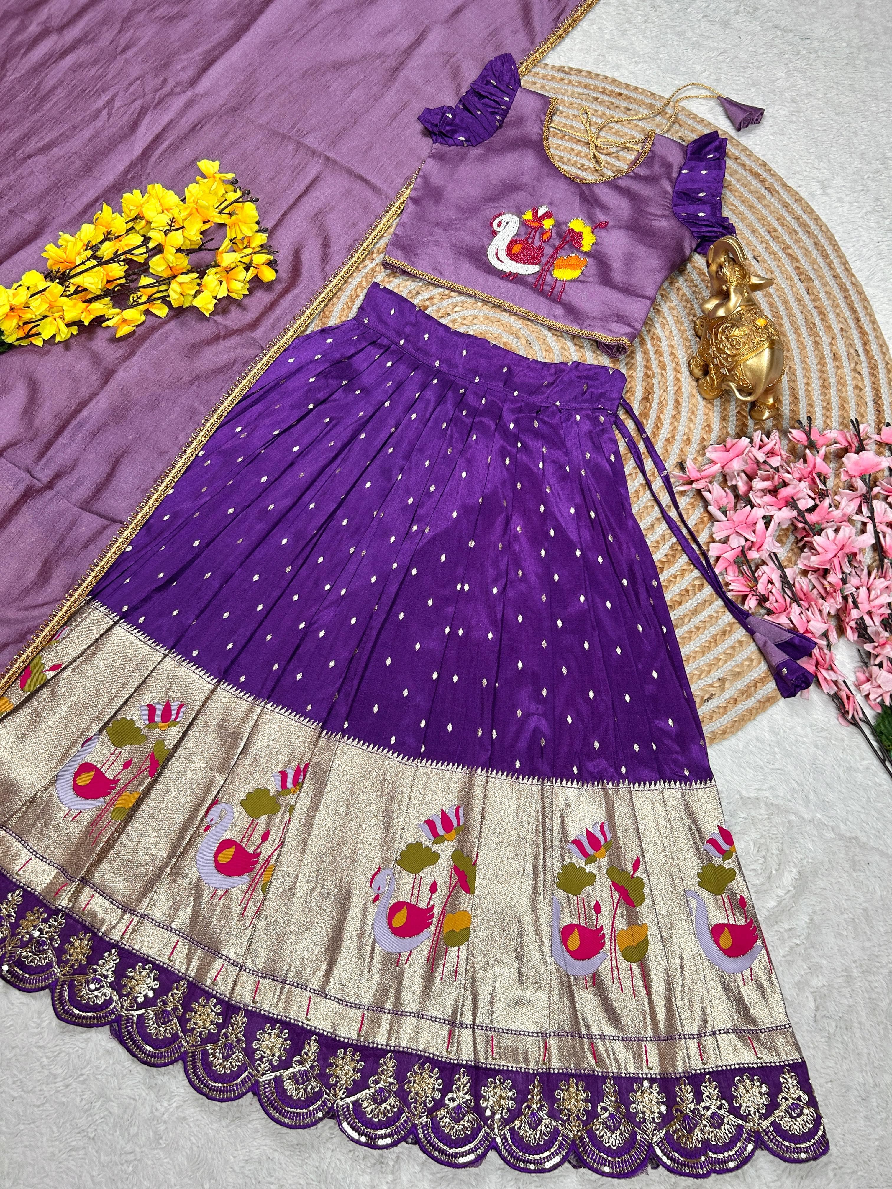 Kid half sarees