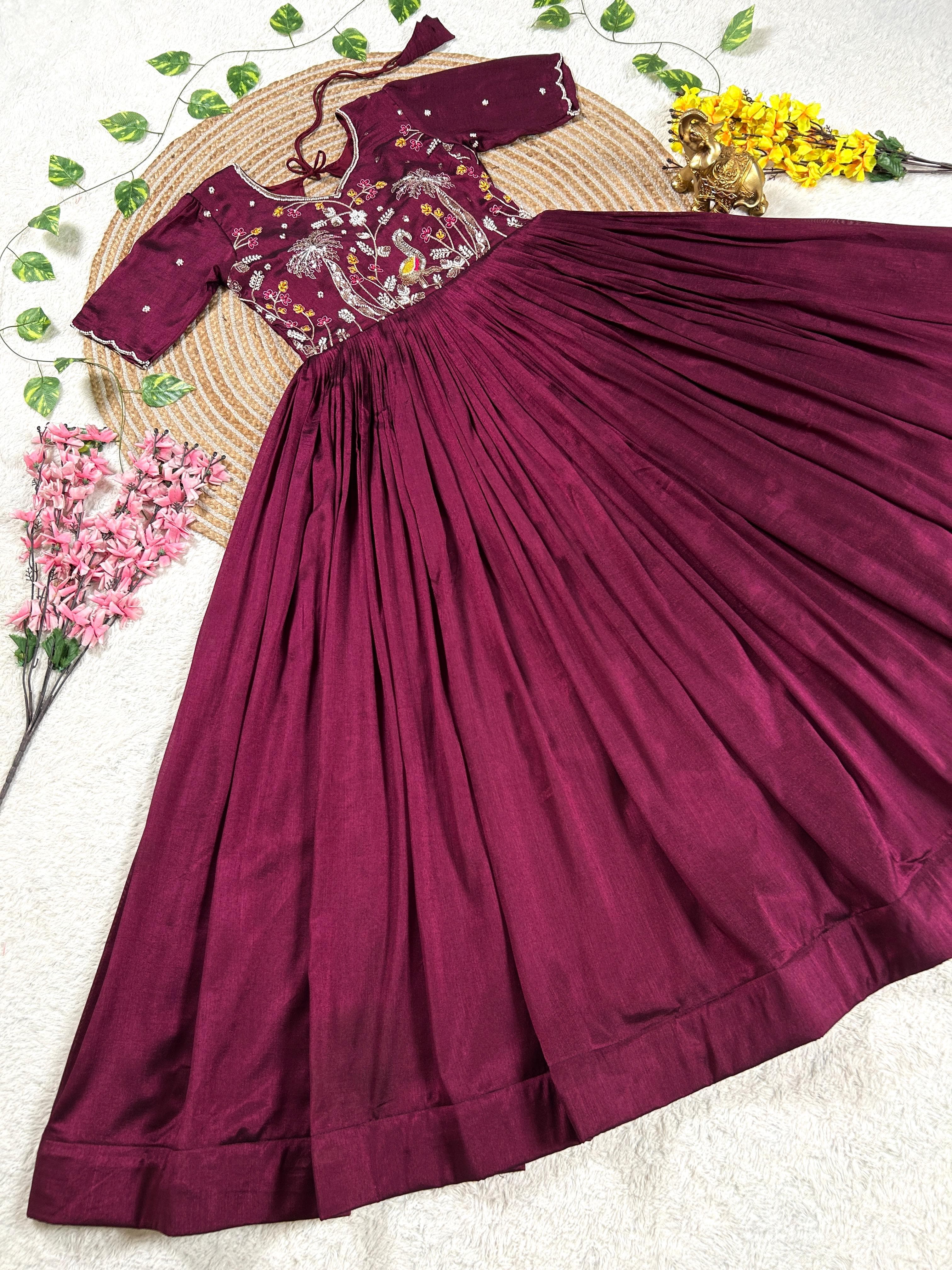 Shine ⭐ Pretty Maggam work frocks