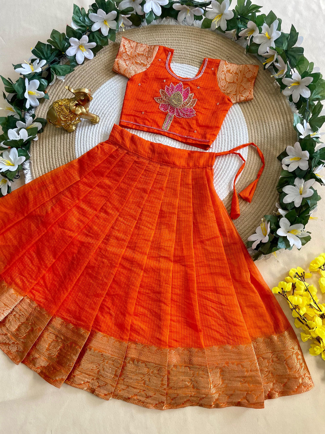Lotus Beauty: Kids Lehenga