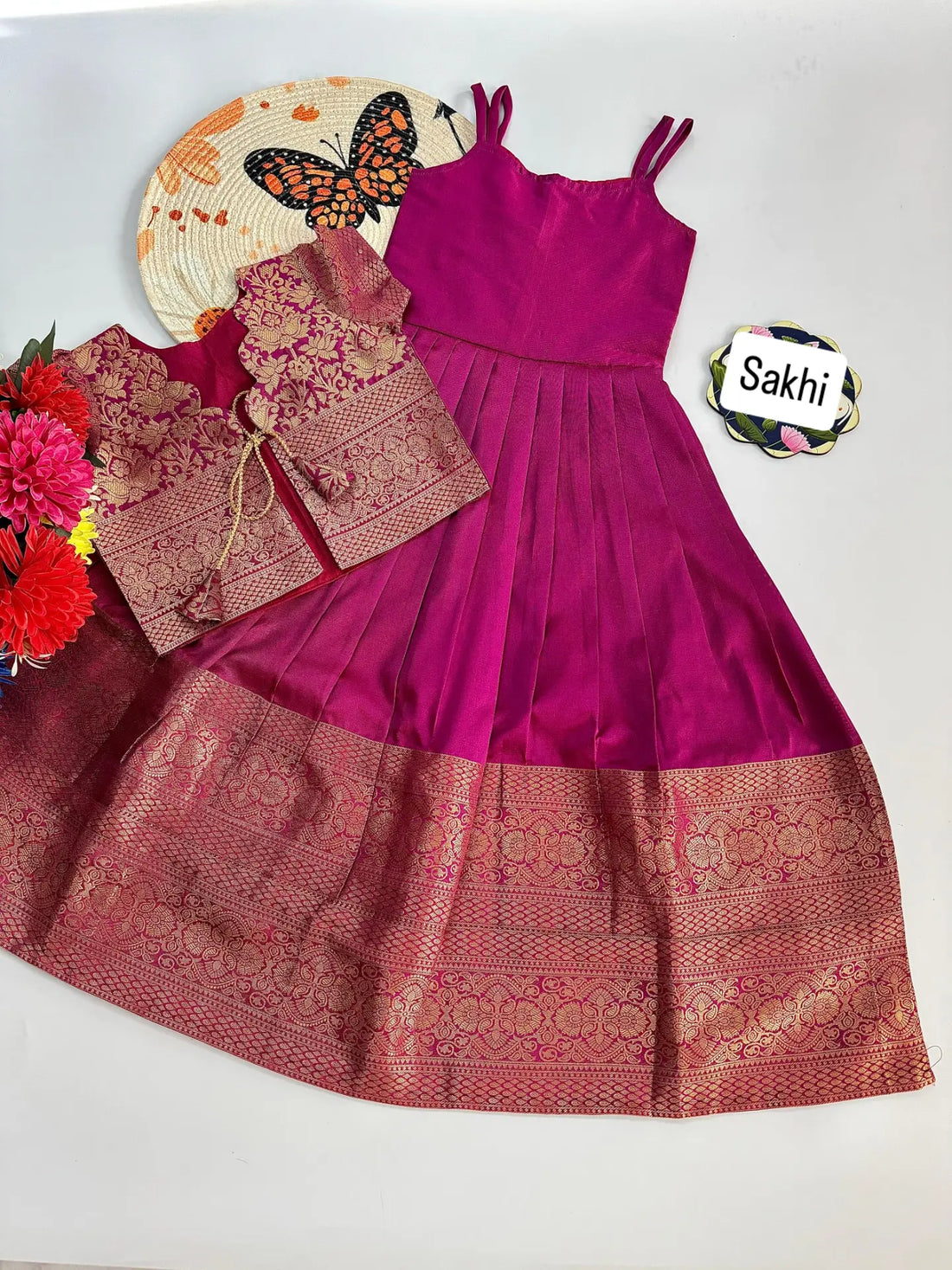Kids 2 In One traditional frocks 💕