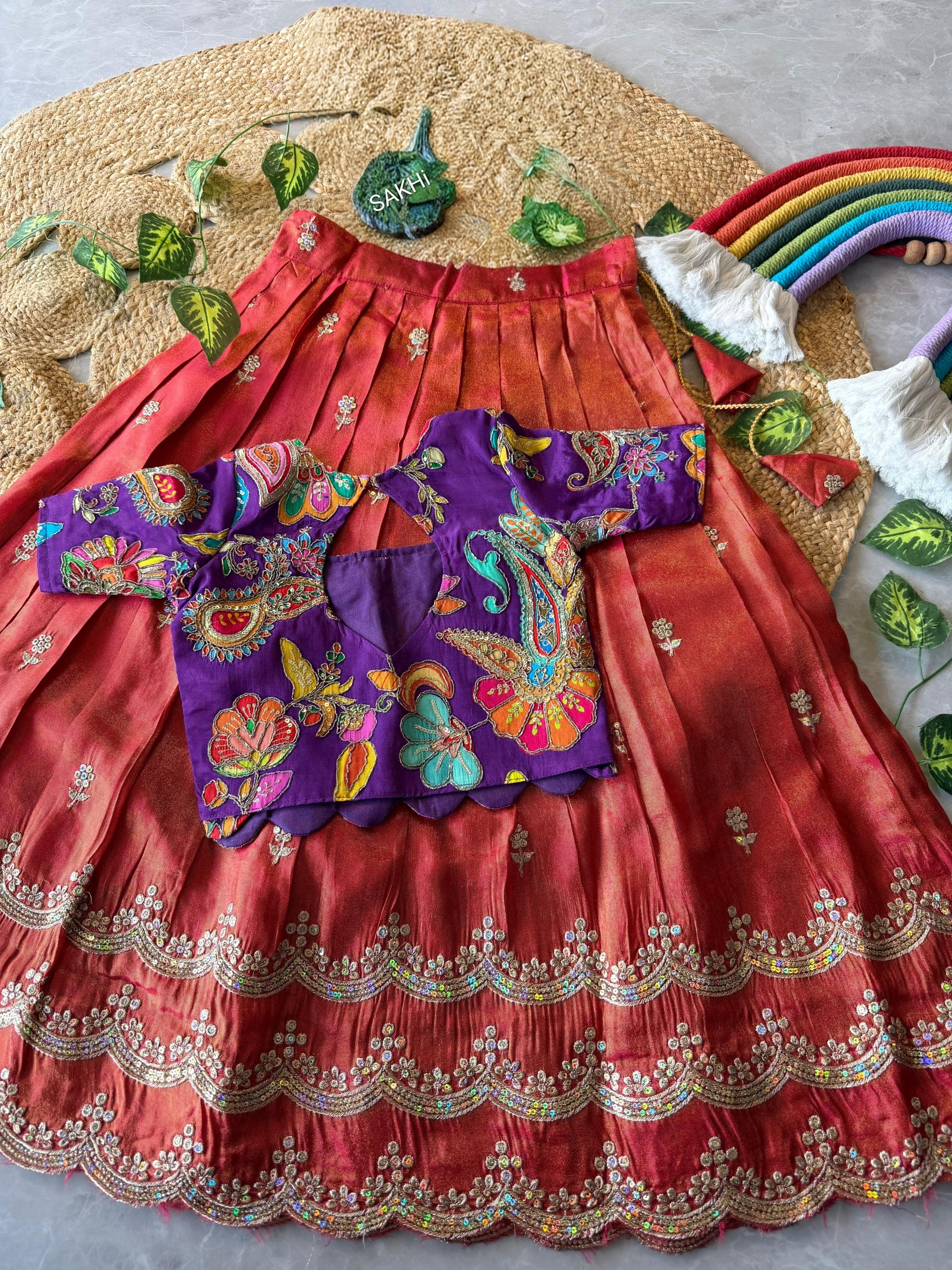 Vayyari Bhama : Kids Lehenga 💕