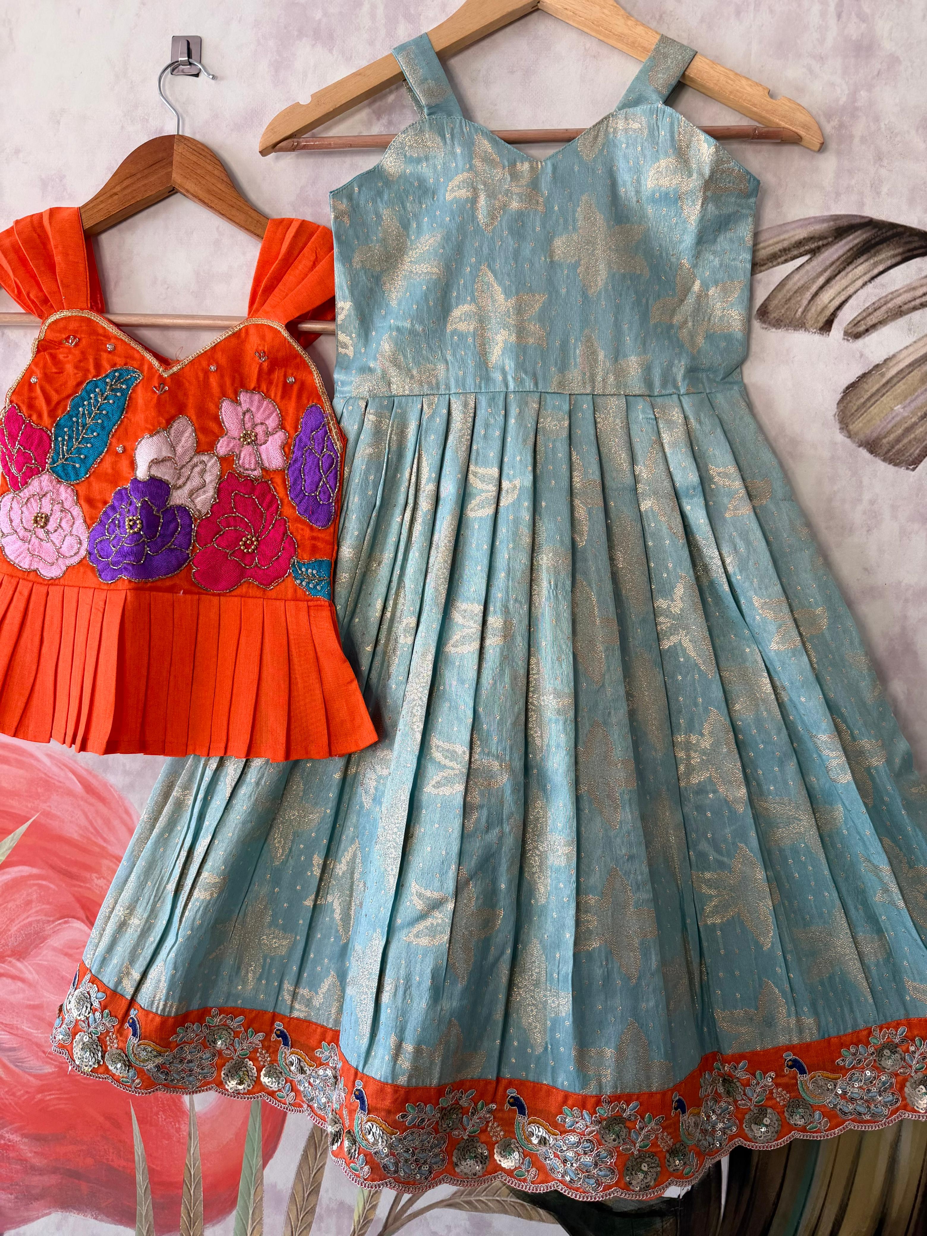 Diya : 2 In One kids Frock 💕