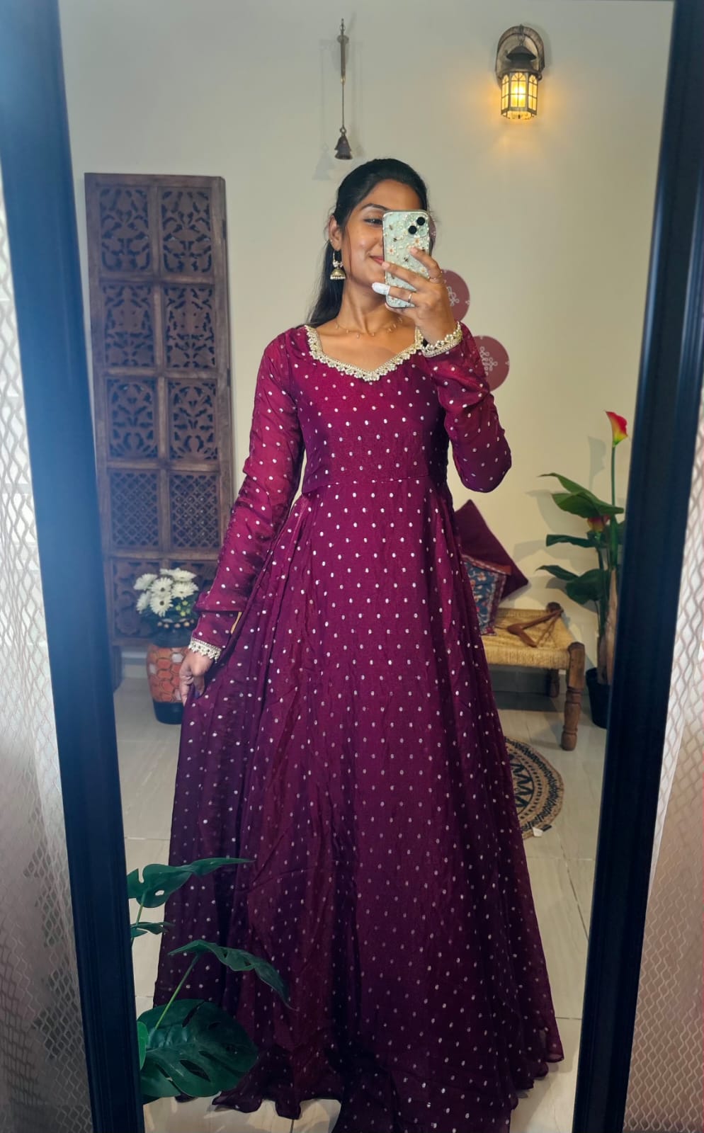 Monisha : Trending Anarkali outfit