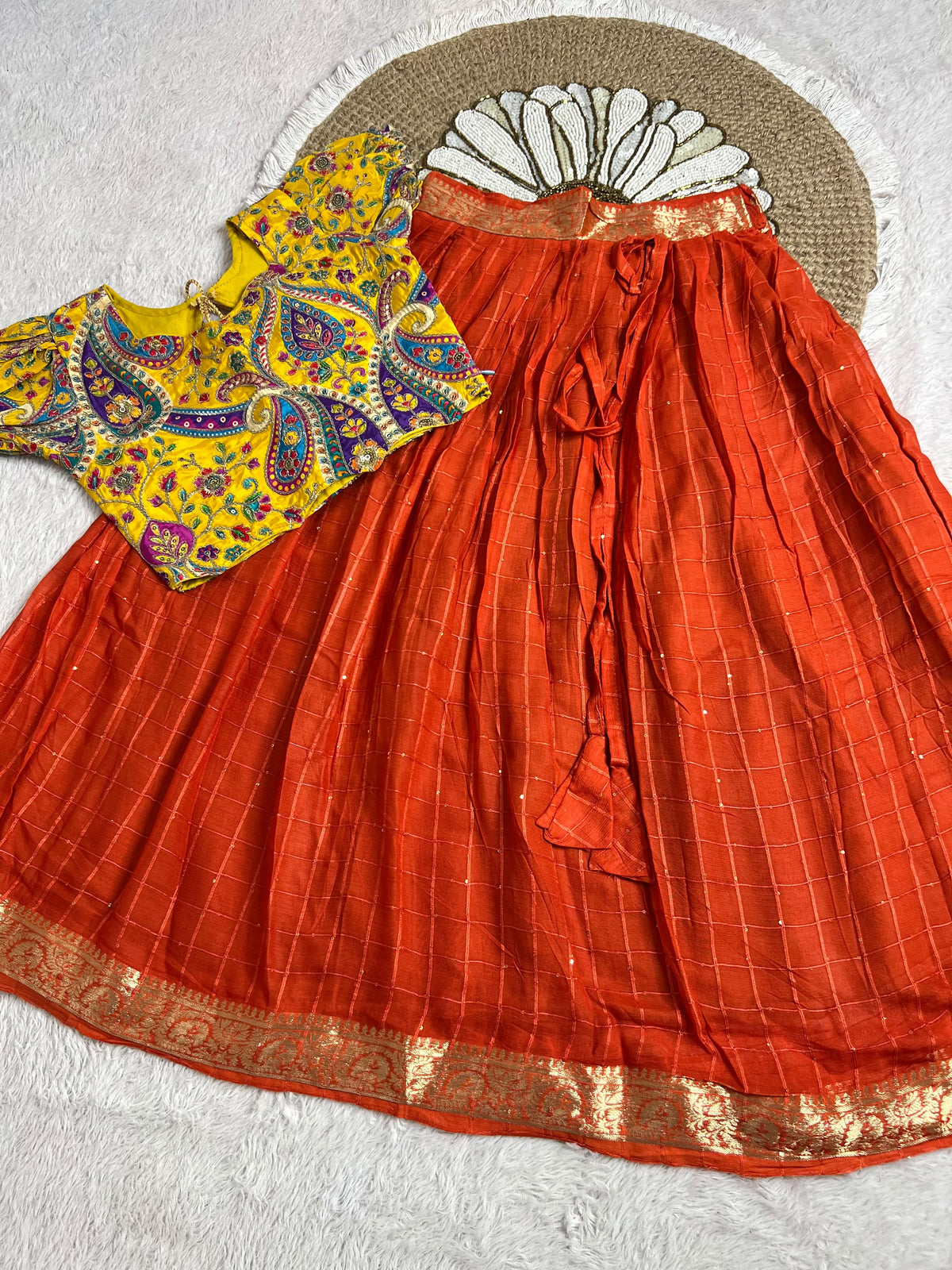 Sarani : Vintage kids Lehengas