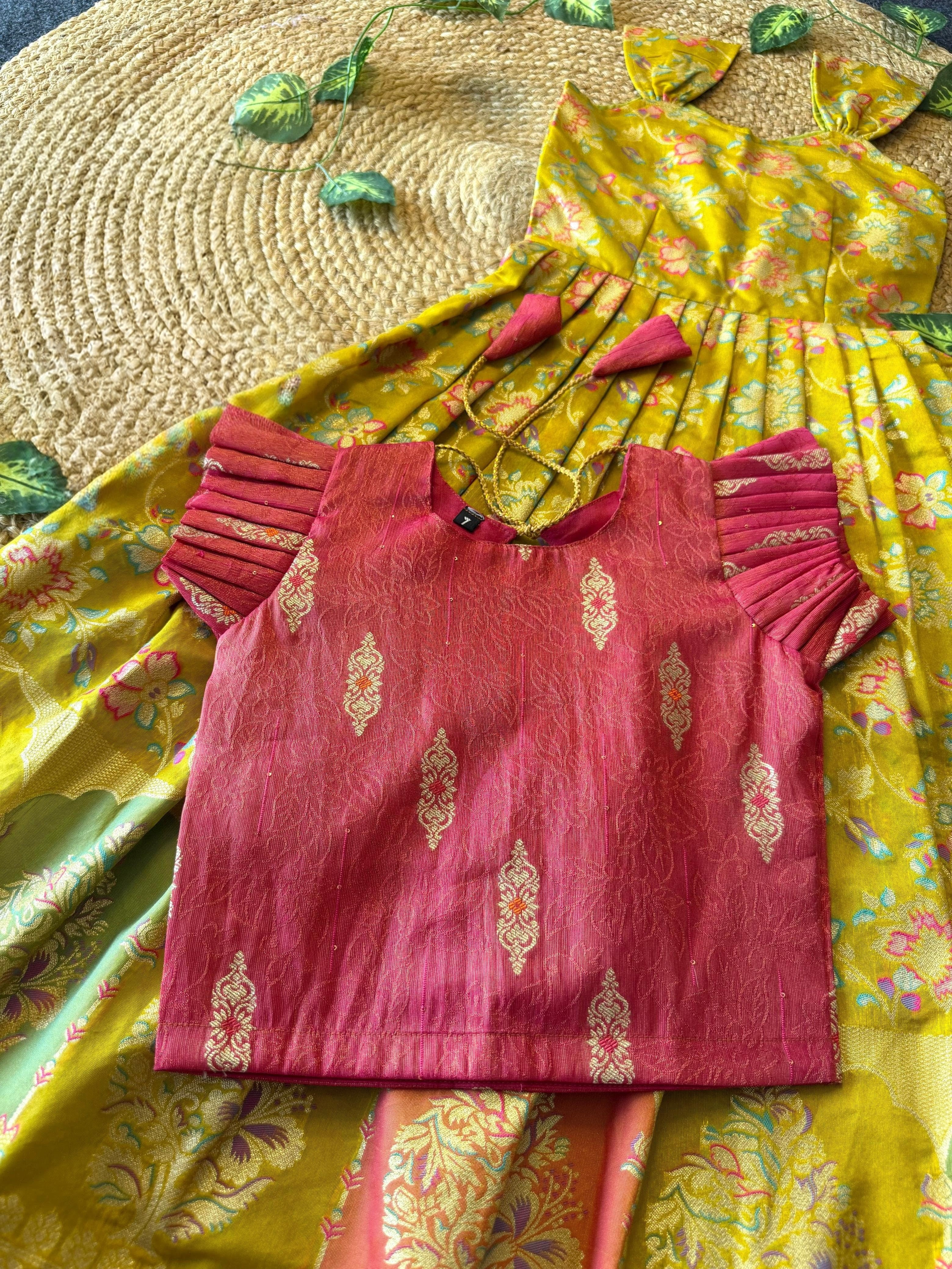Samya : Kids 2 in one frock