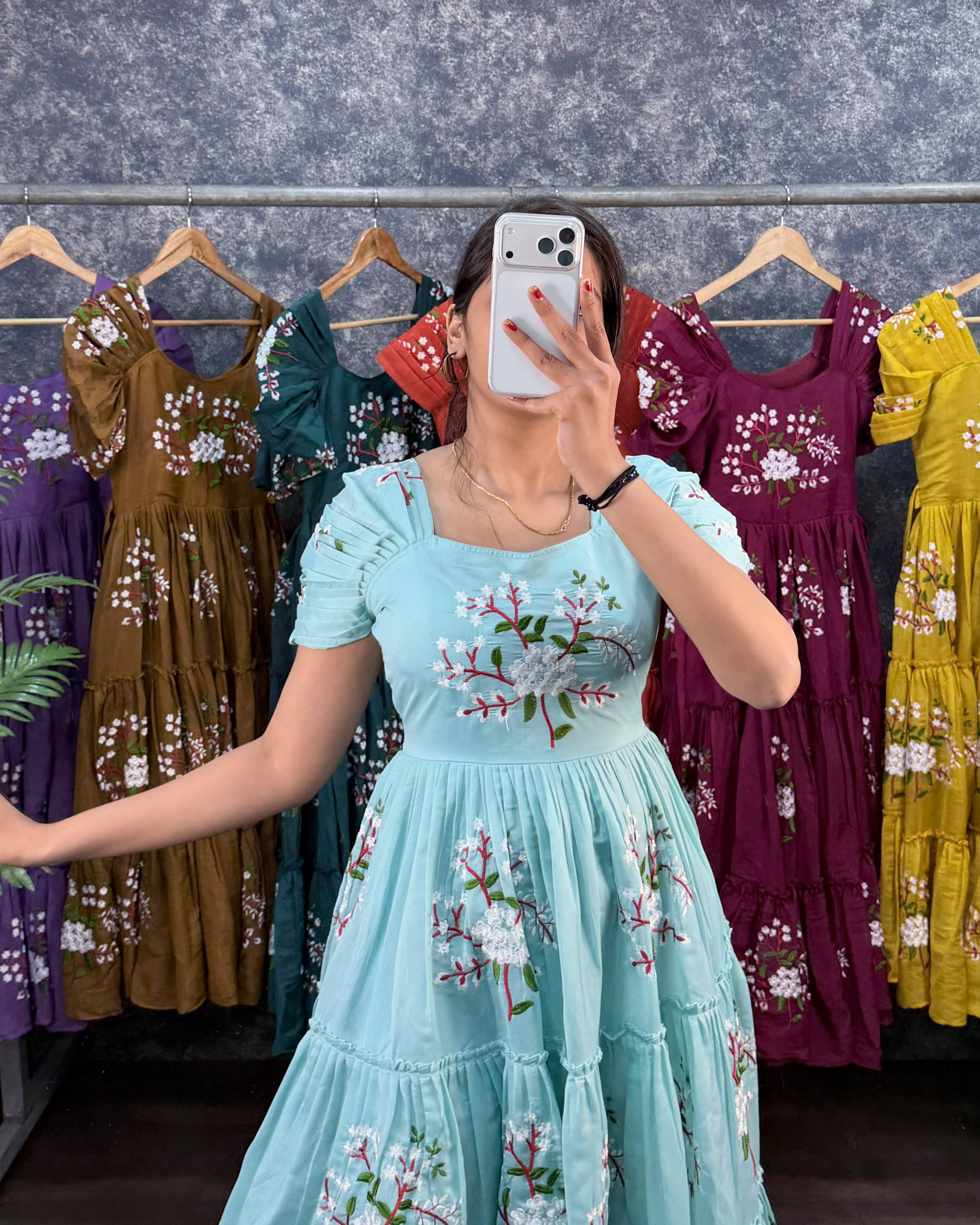 Liya : Pure mul cotton frocks