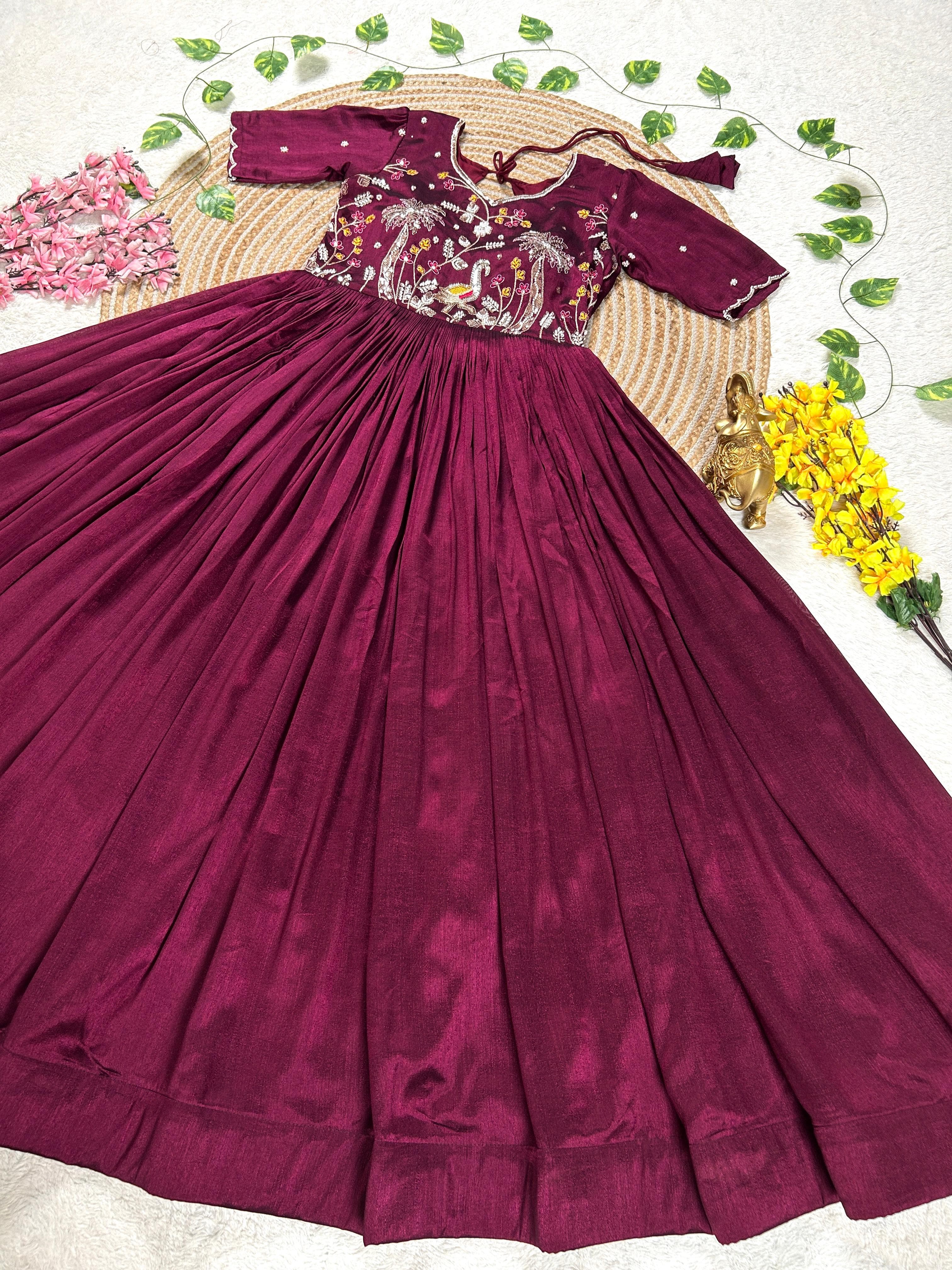 Shine ⭐ Pretty Maggam work frocks