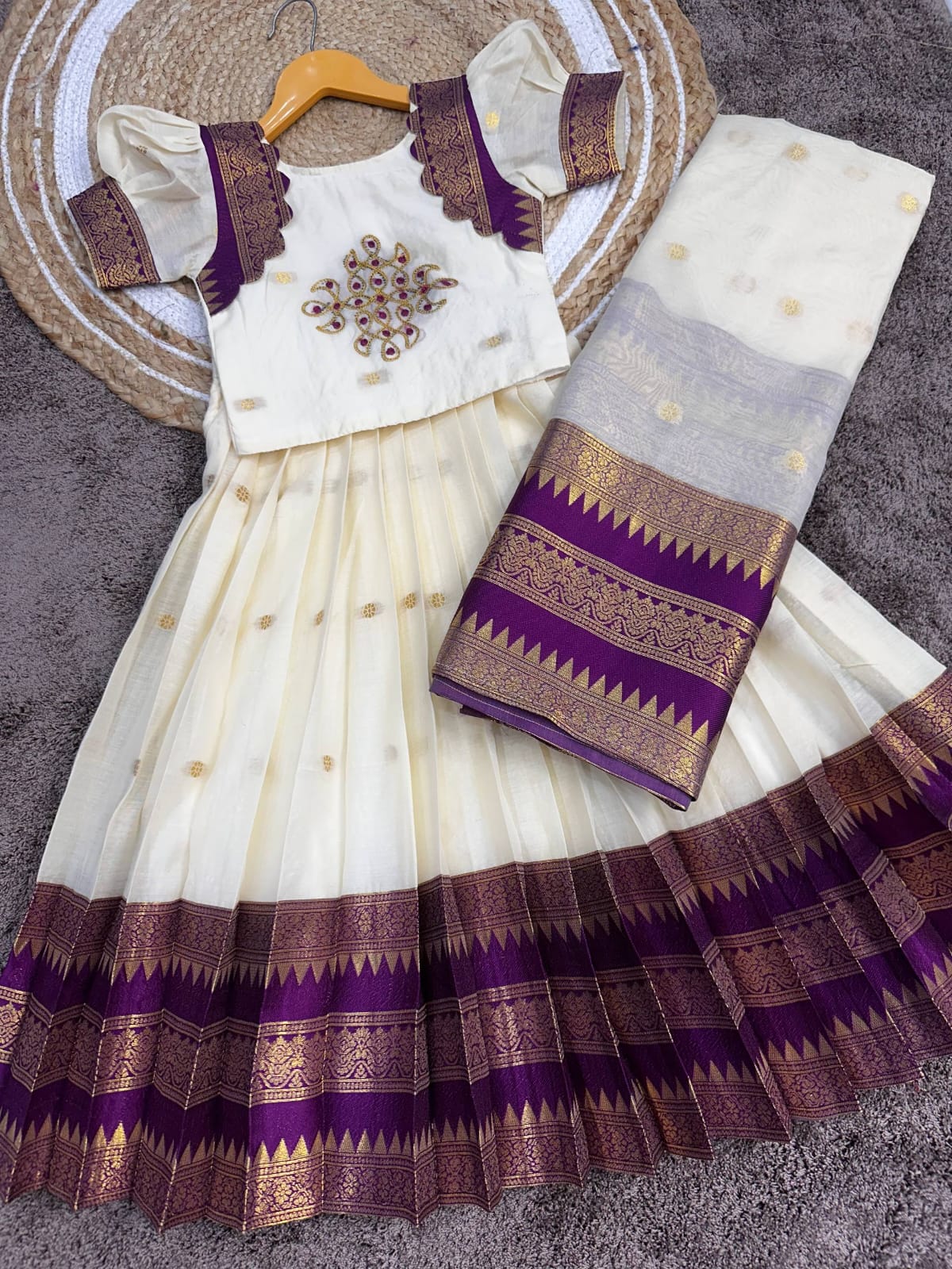 Komali half saree