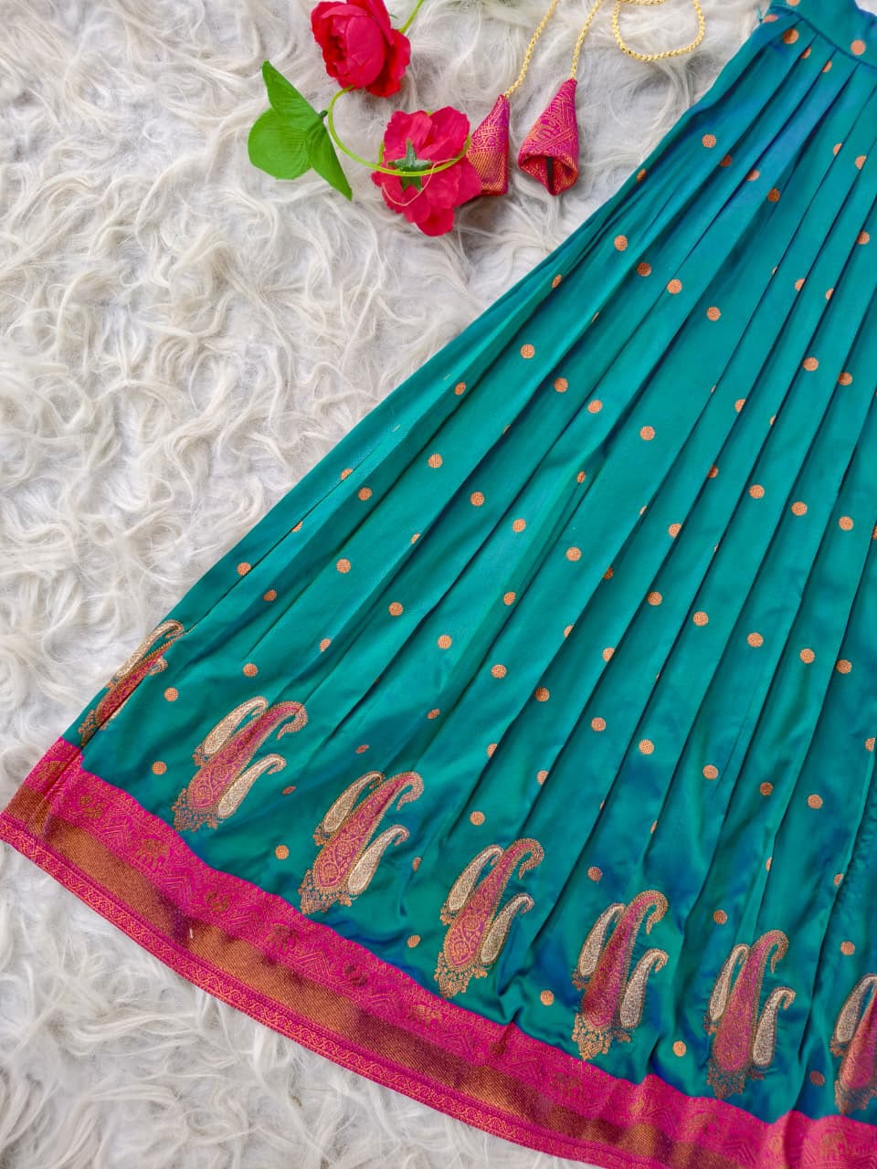 Tulasi : Kids Semi Pattu Lehenga 💕