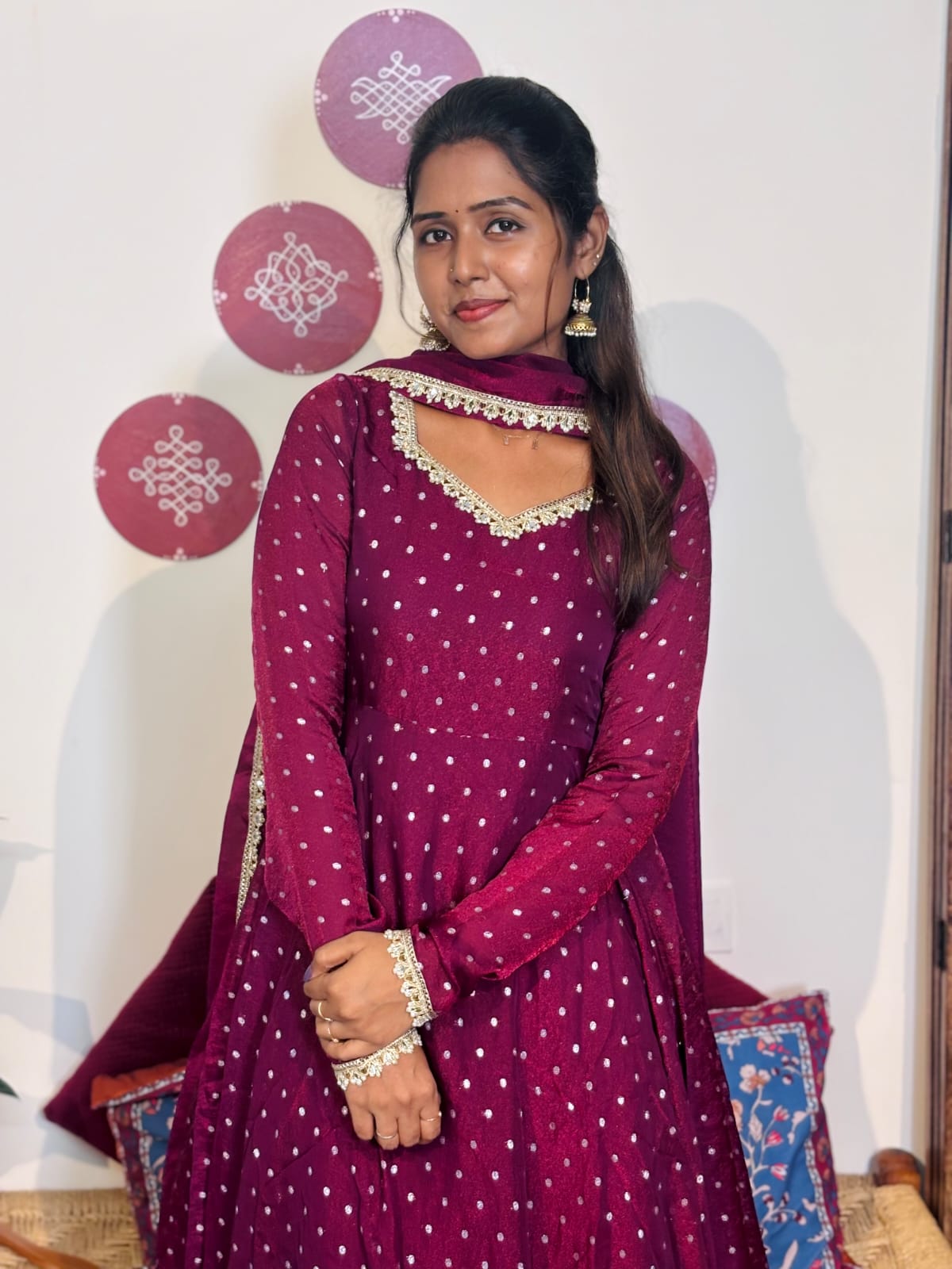 Monisha : Trending Anarkali outfit
