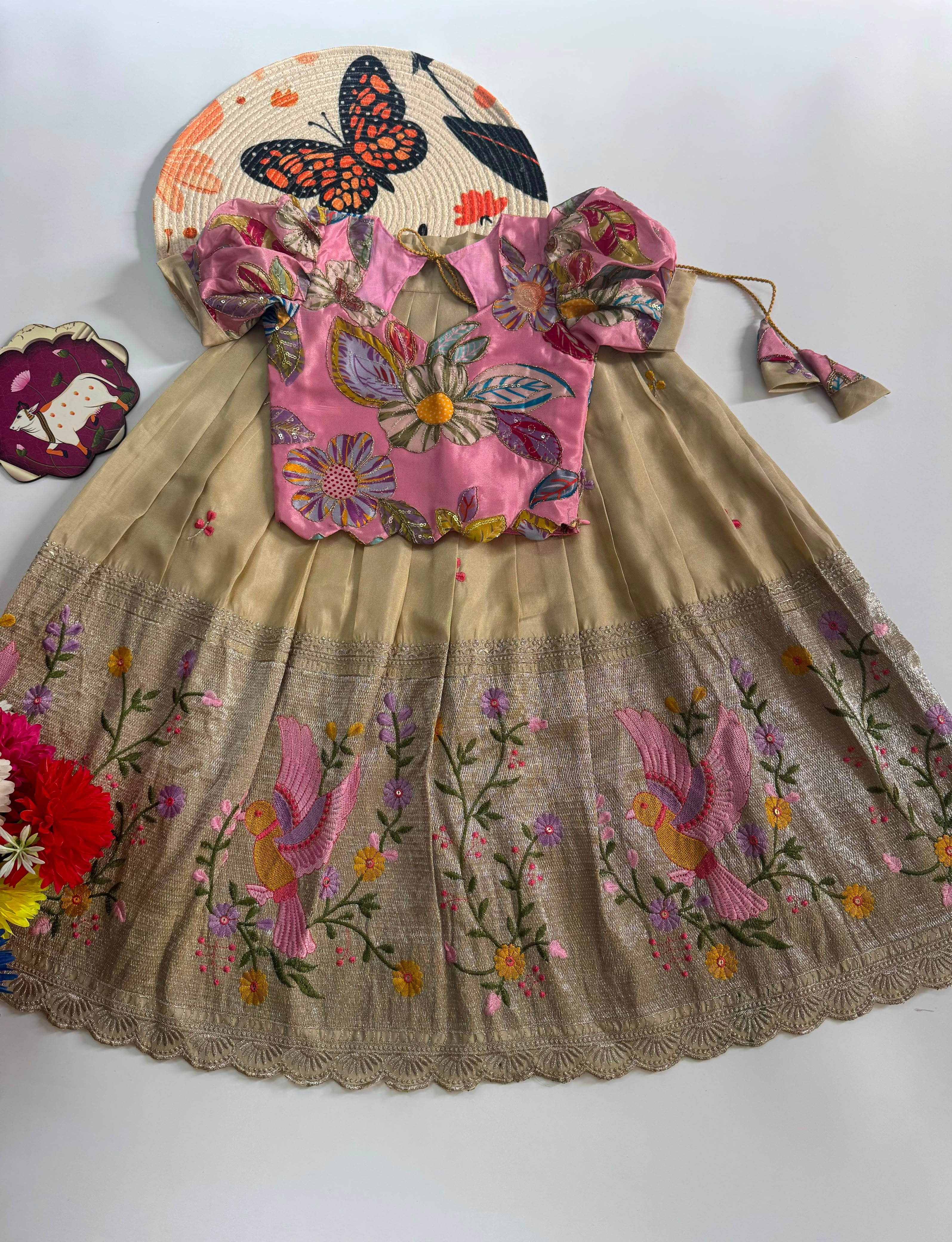 Janani : Premium Kids Lehenga