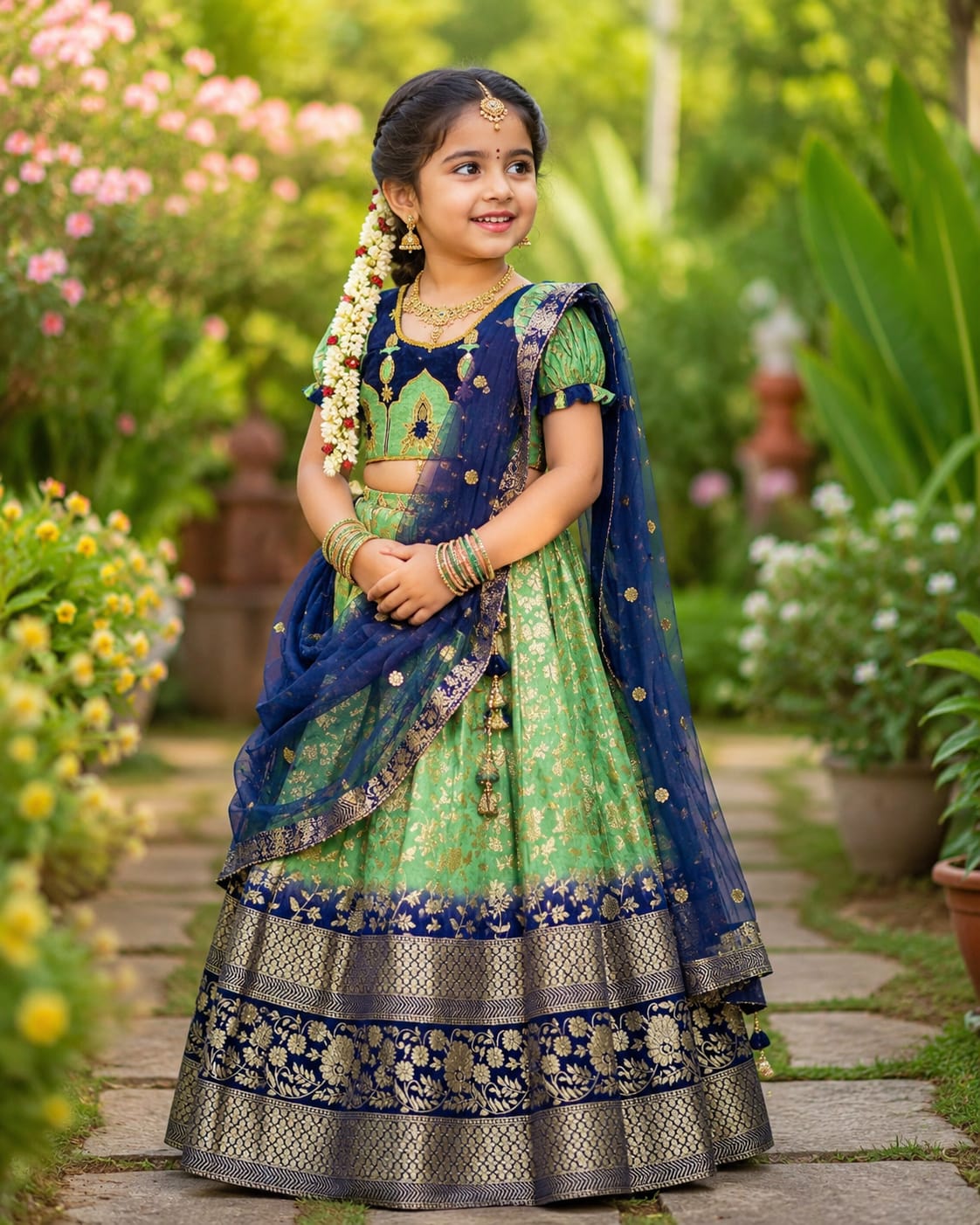 Harini : Half saree for kids