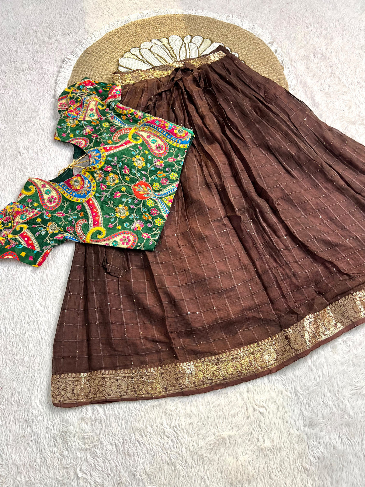 Sarani : Vintage kids Lehengas