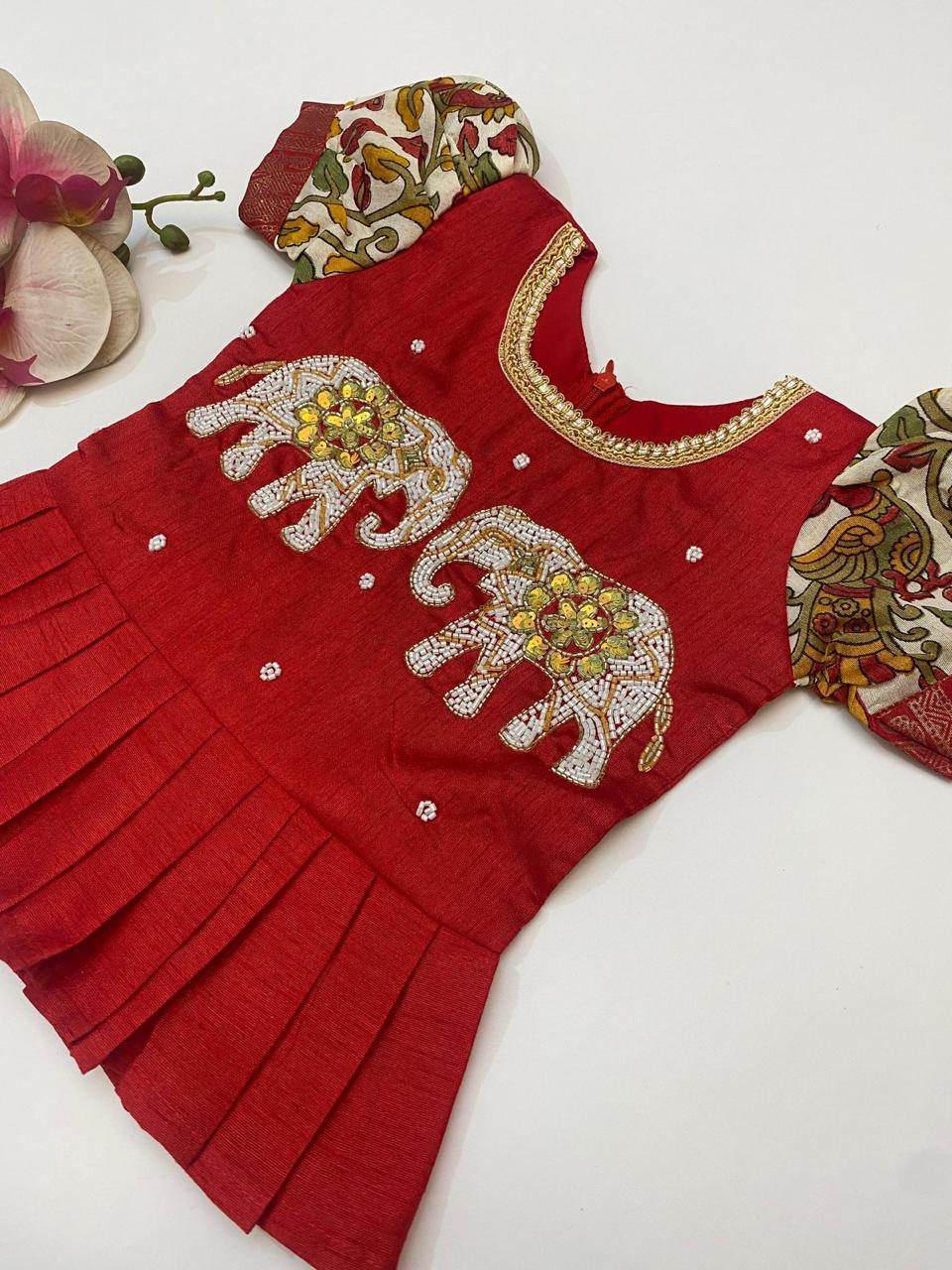 Kala : Kalamkari Kids Lehenga