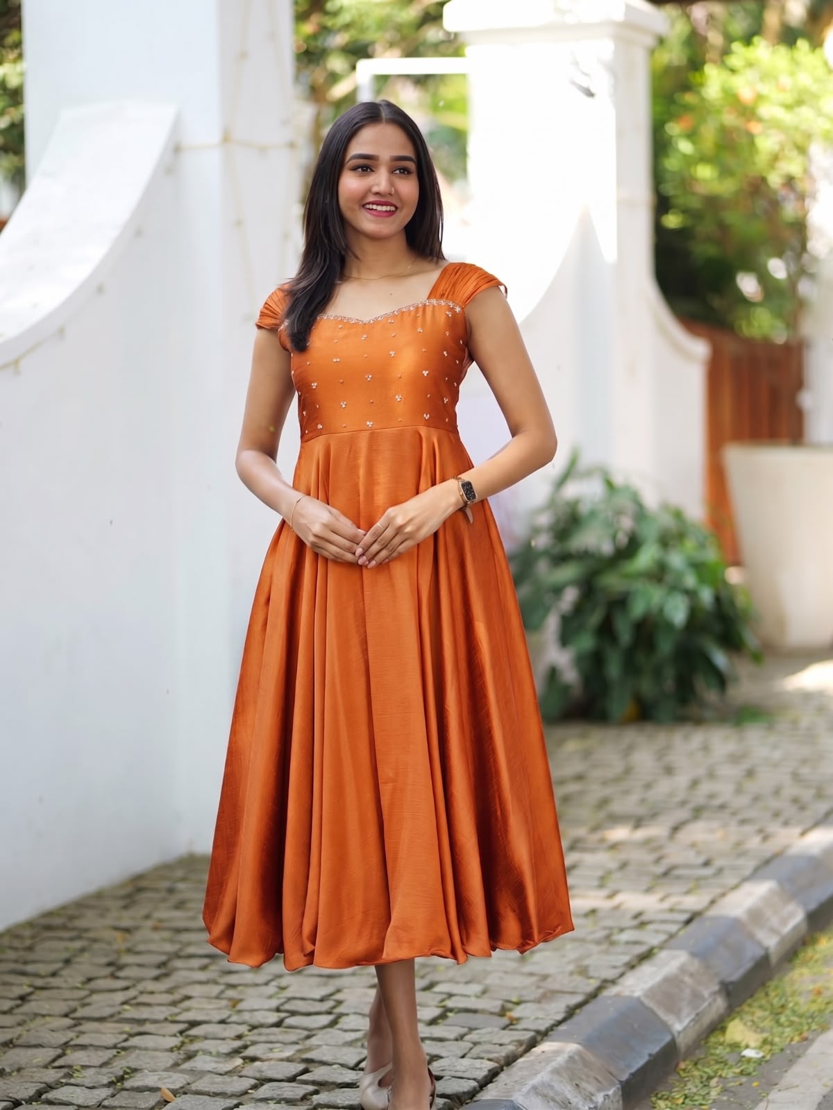 Lianna : Designer Rangoli frocks