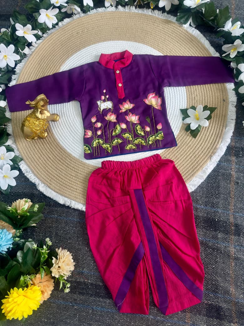 Kushal - Boy Kids Dhoti and kurta