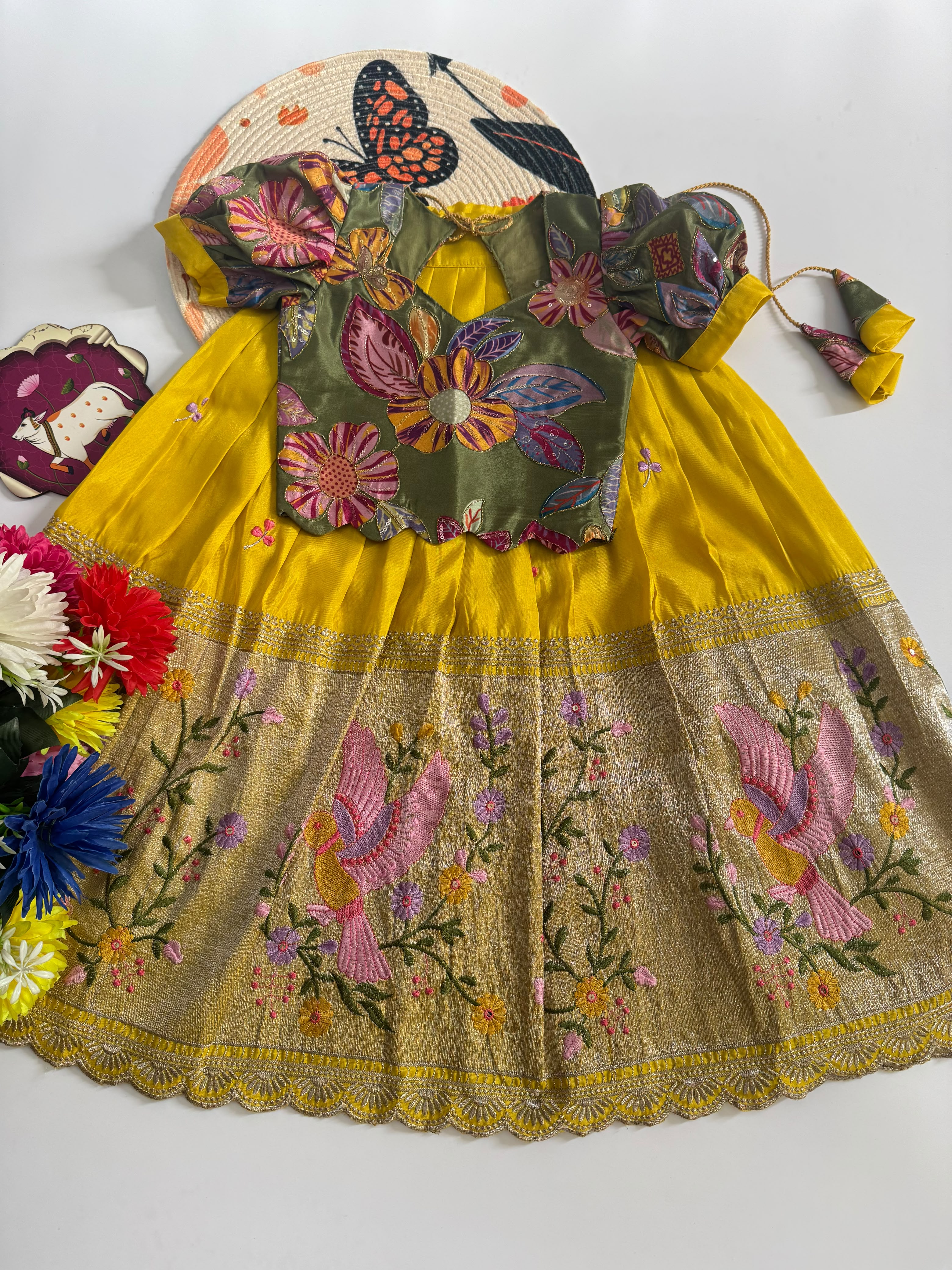 Janani : Premium Kids Lehenga