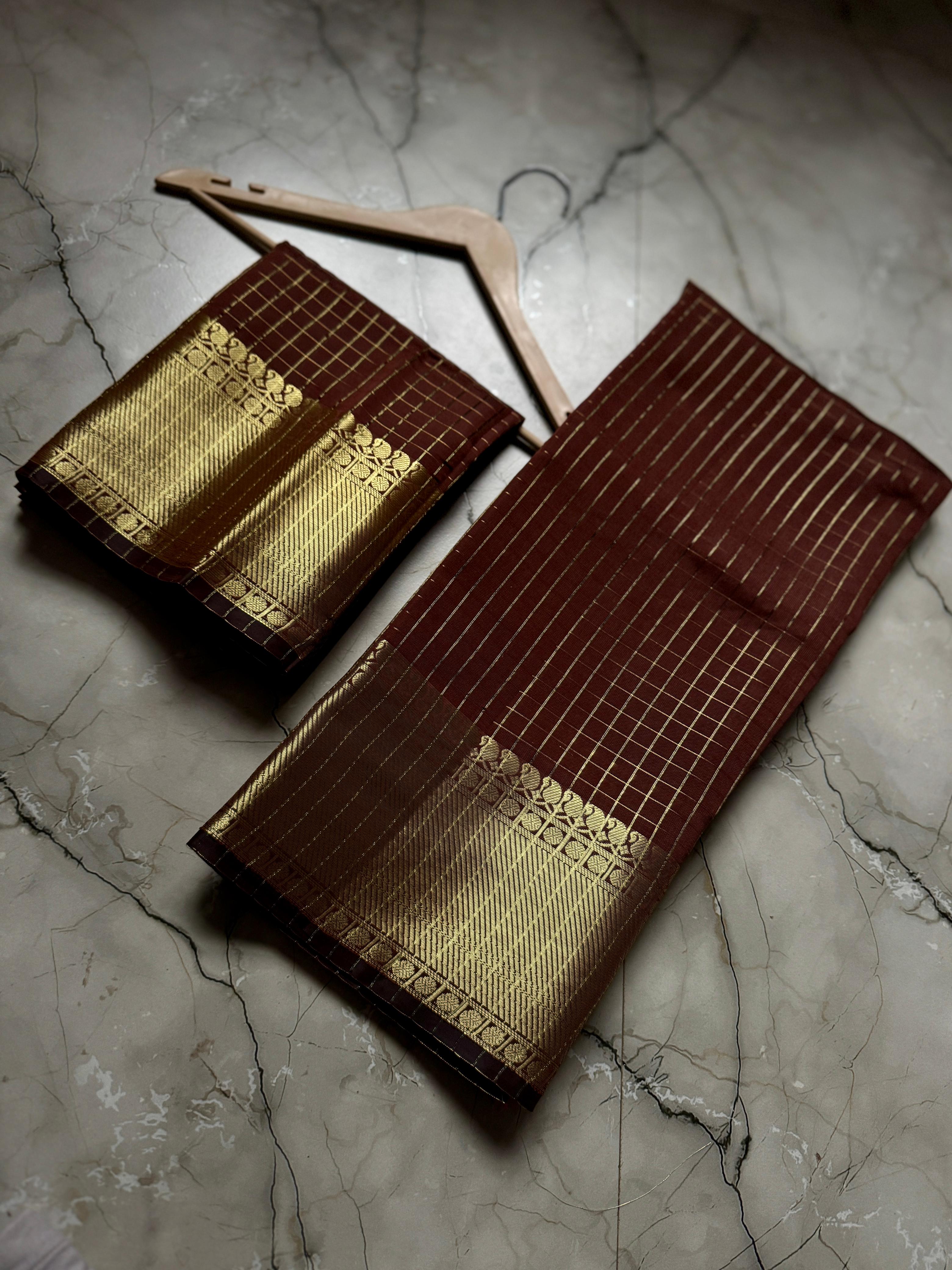 Celebrity Banarasi Semi silk saree