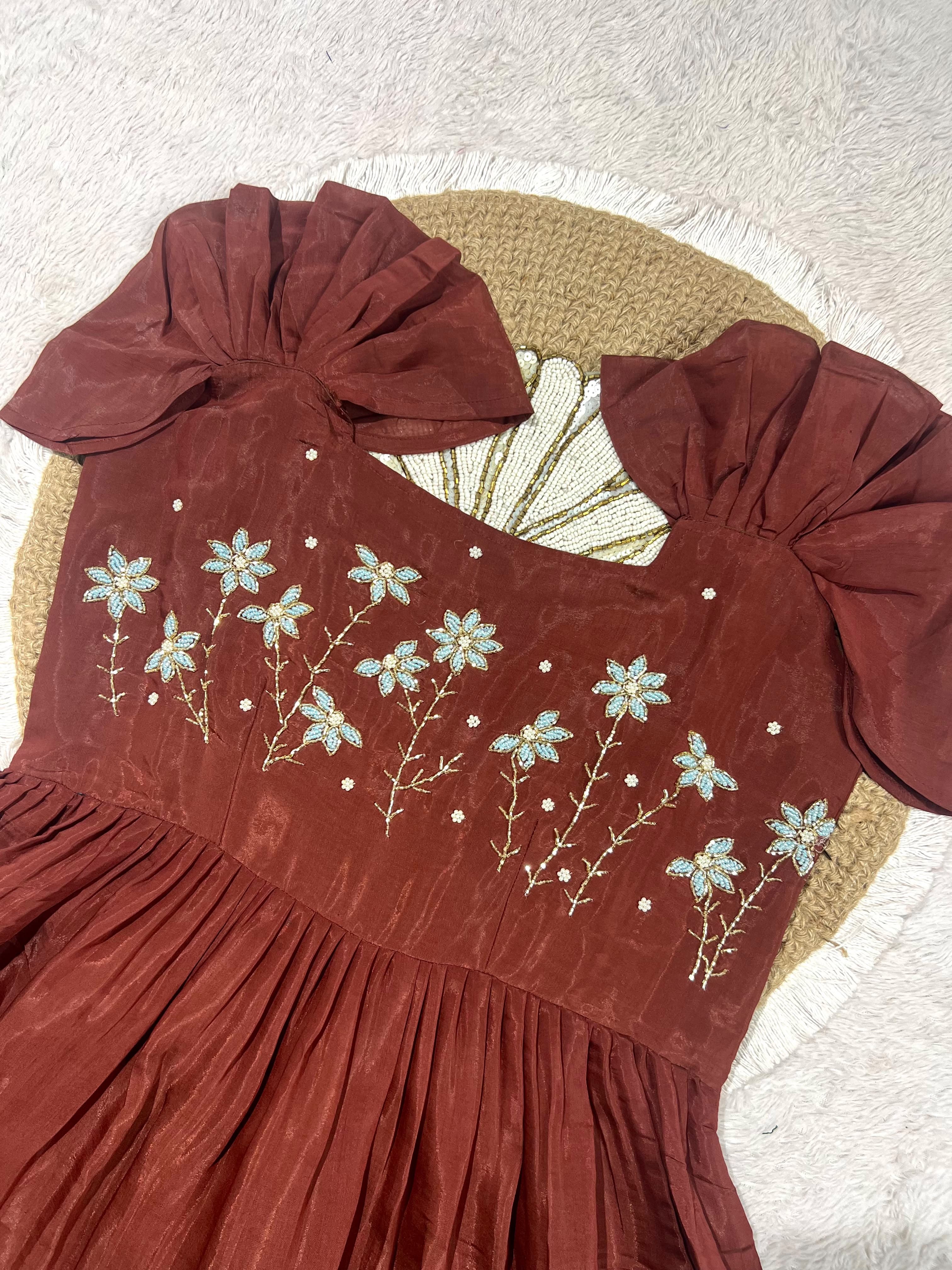 Leena : Mul Mul Cotton Frocks 💕