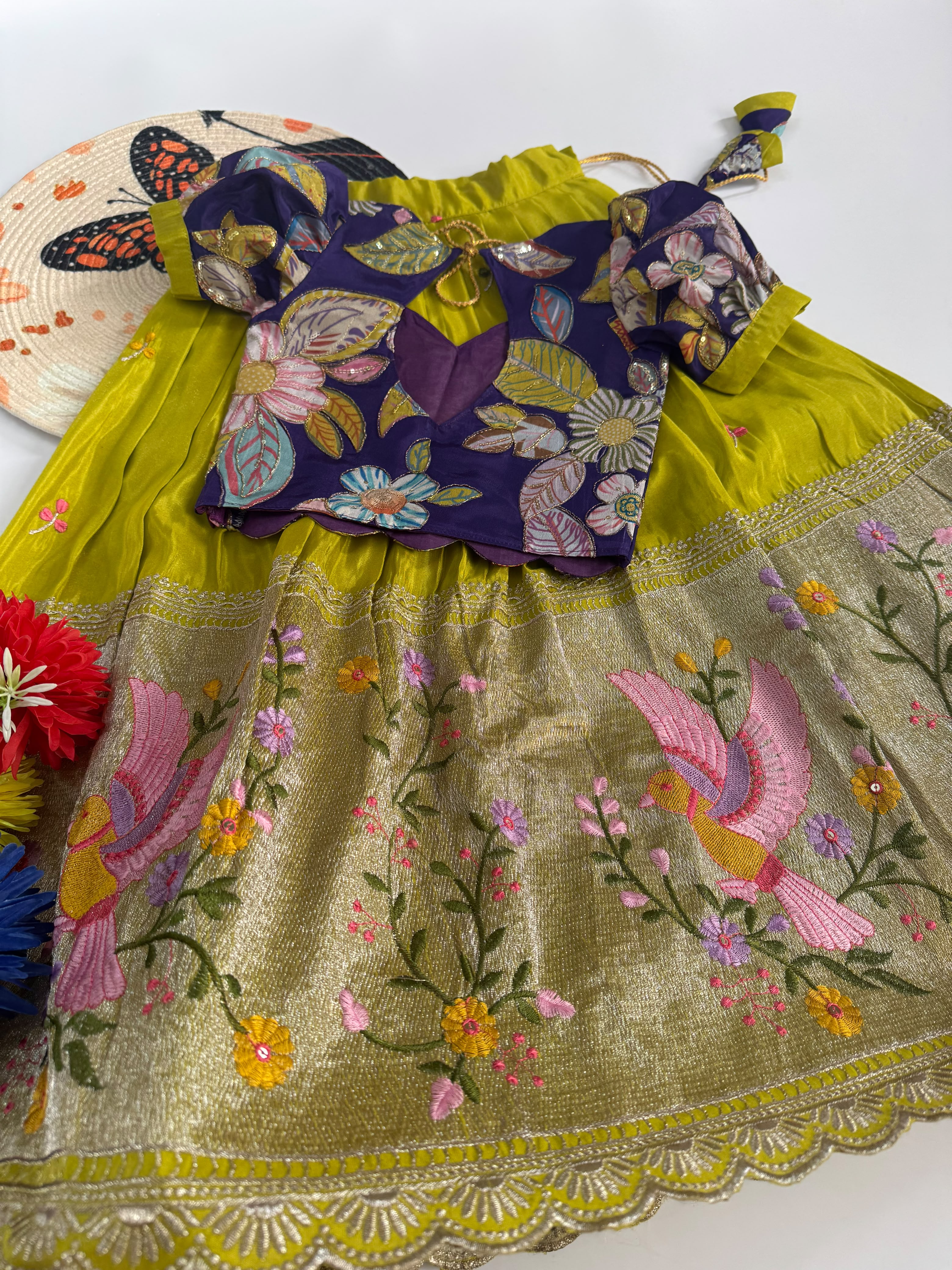 Janani : Premium Kids Lehenga