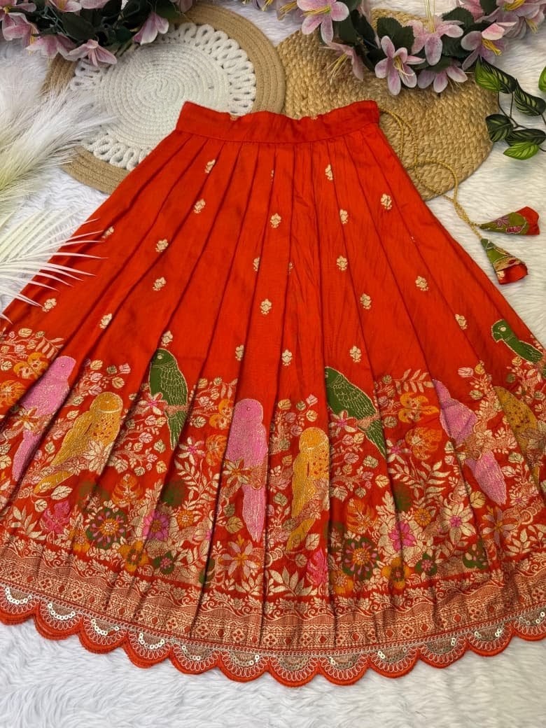 Chilakamma : Kids Lehengas