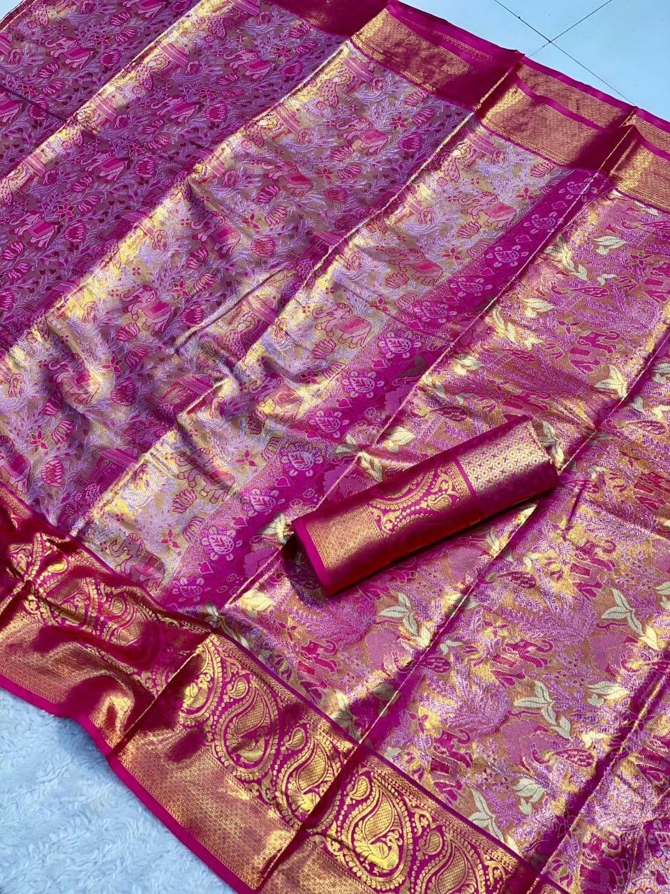 Semi Kanchi silk sarees
