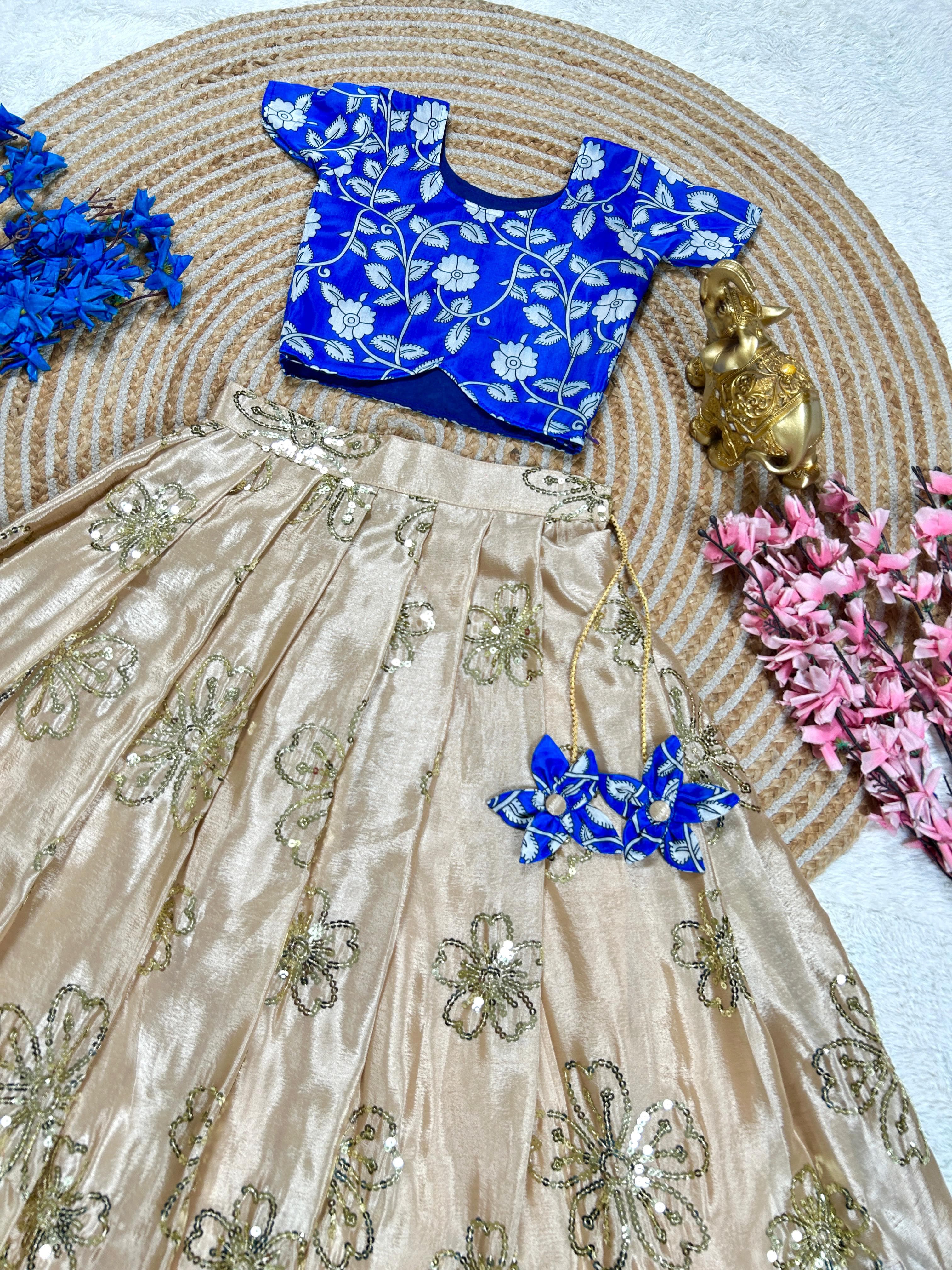 Jahna : Kalamkari Kids lehenga