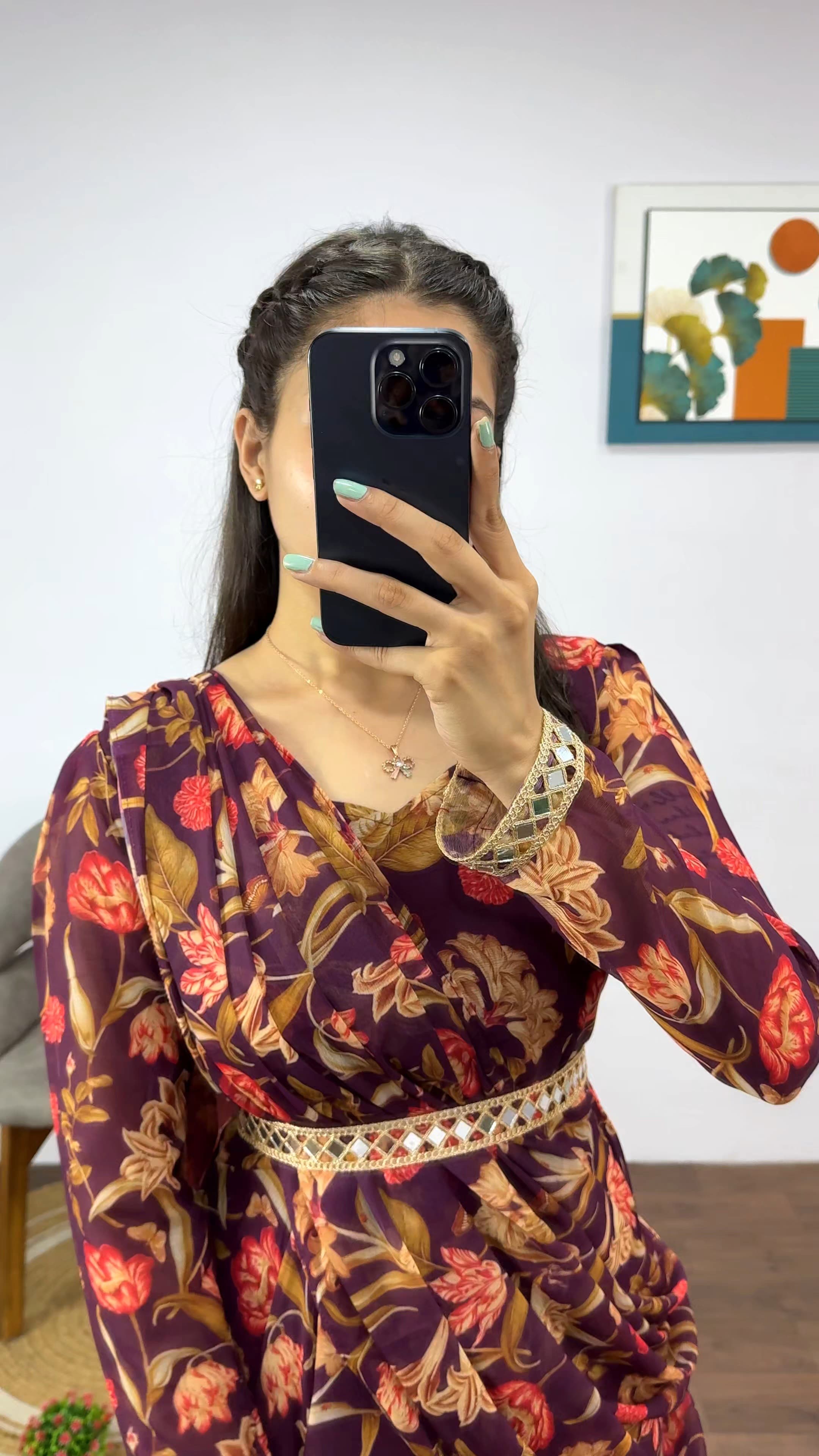 Sofy : Saree gown Frocks