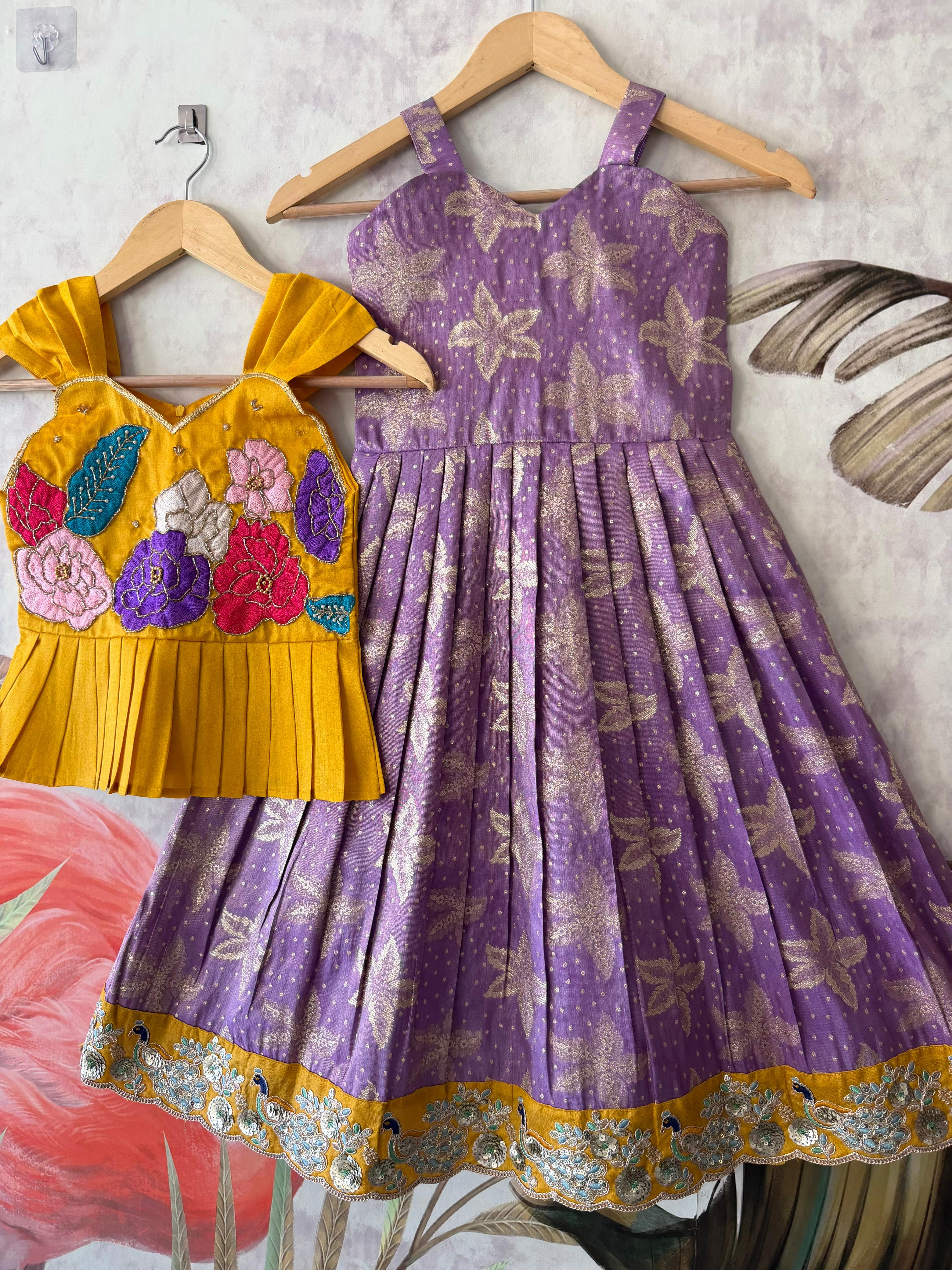 Diya : 2 In One kids Frock 💕