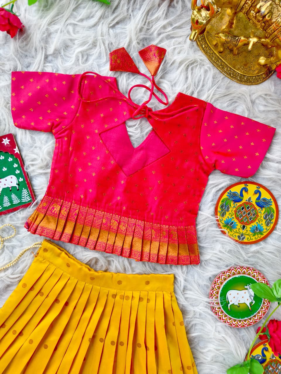 Tulasi : Kids Semi Pattu Lehenga 💕