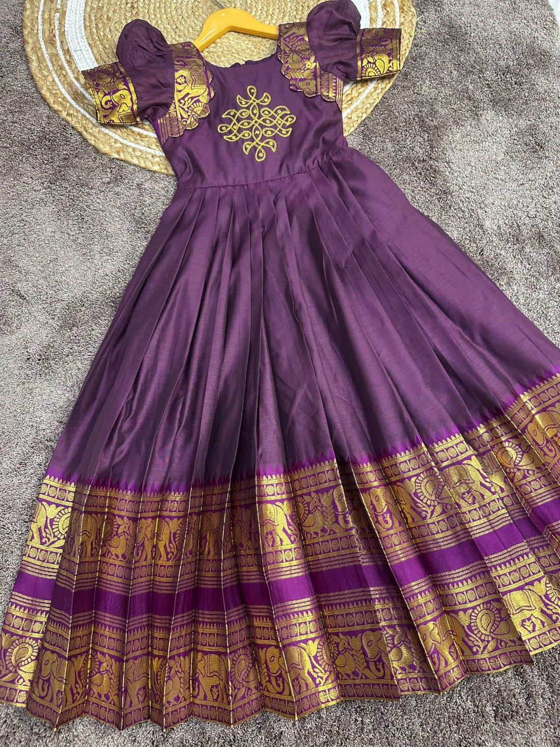Komali: Kolam Design frocks