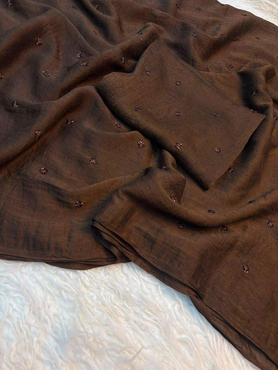 Rangoli crush silk saree