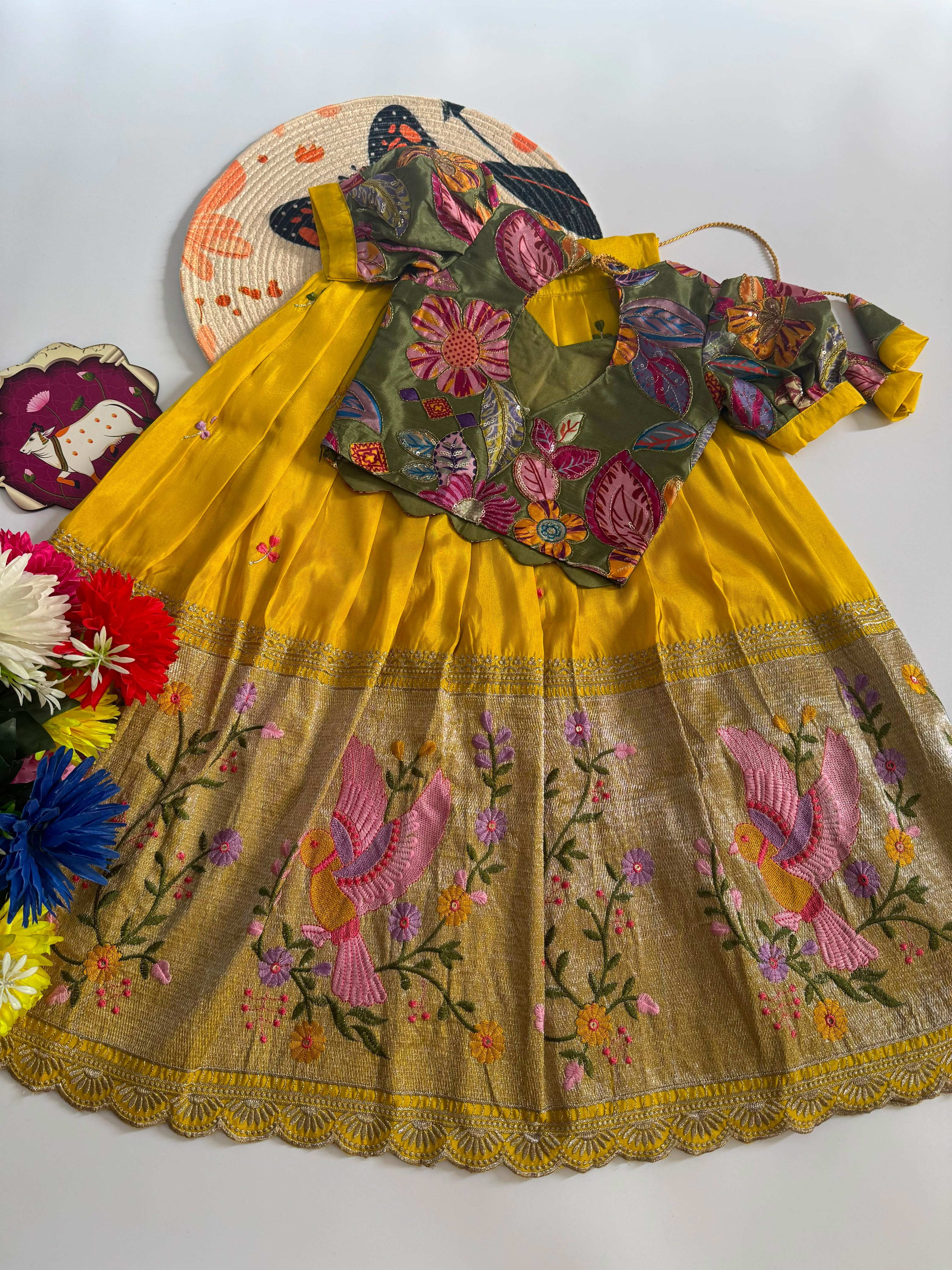 Janani : Premium Kids Lehenga