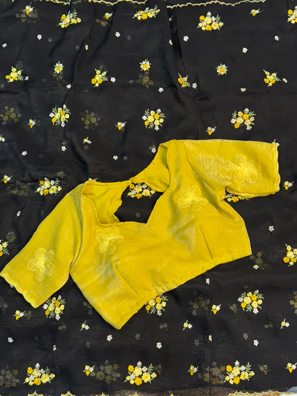 Candy crush crunchy silk saree