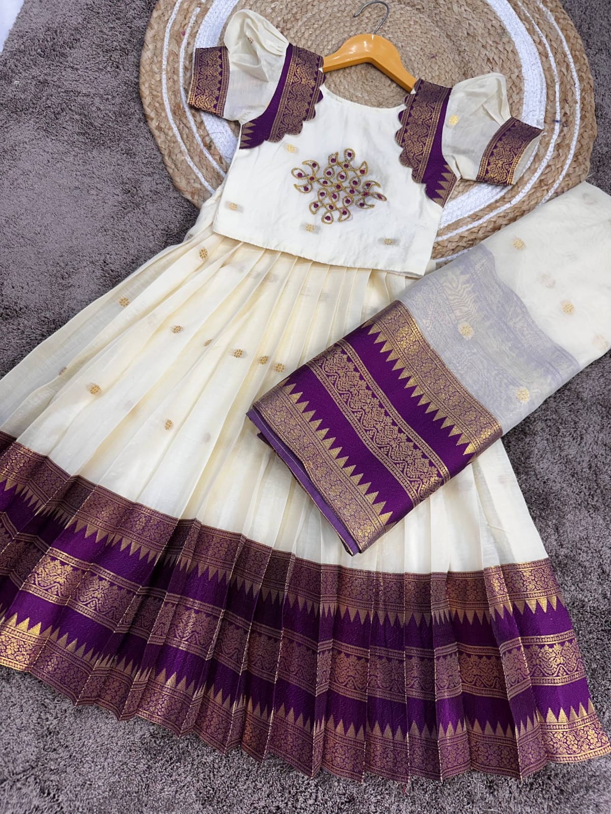 Komali half saree