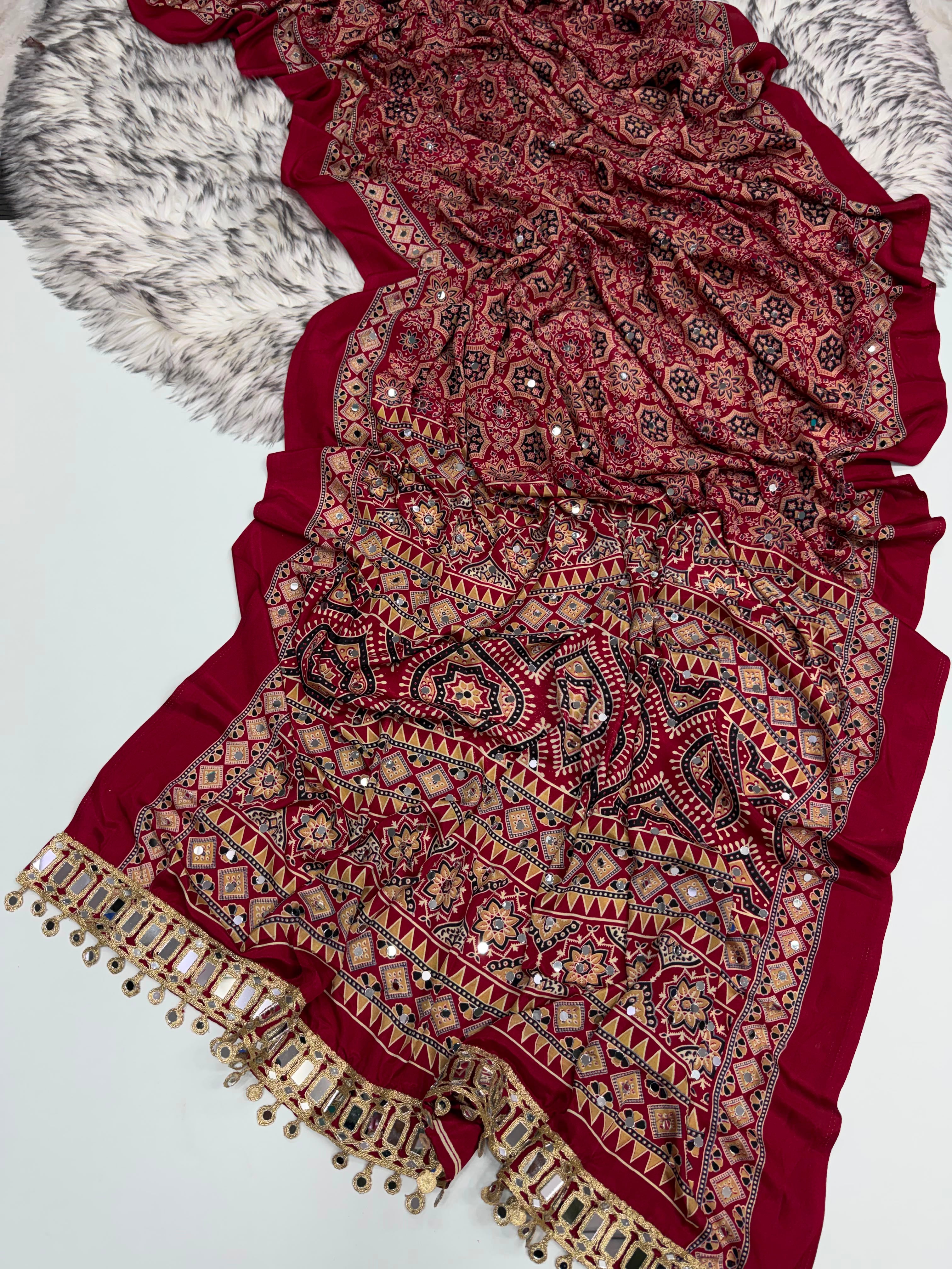 Anshu 5 ❤️ Ajrak Sarees