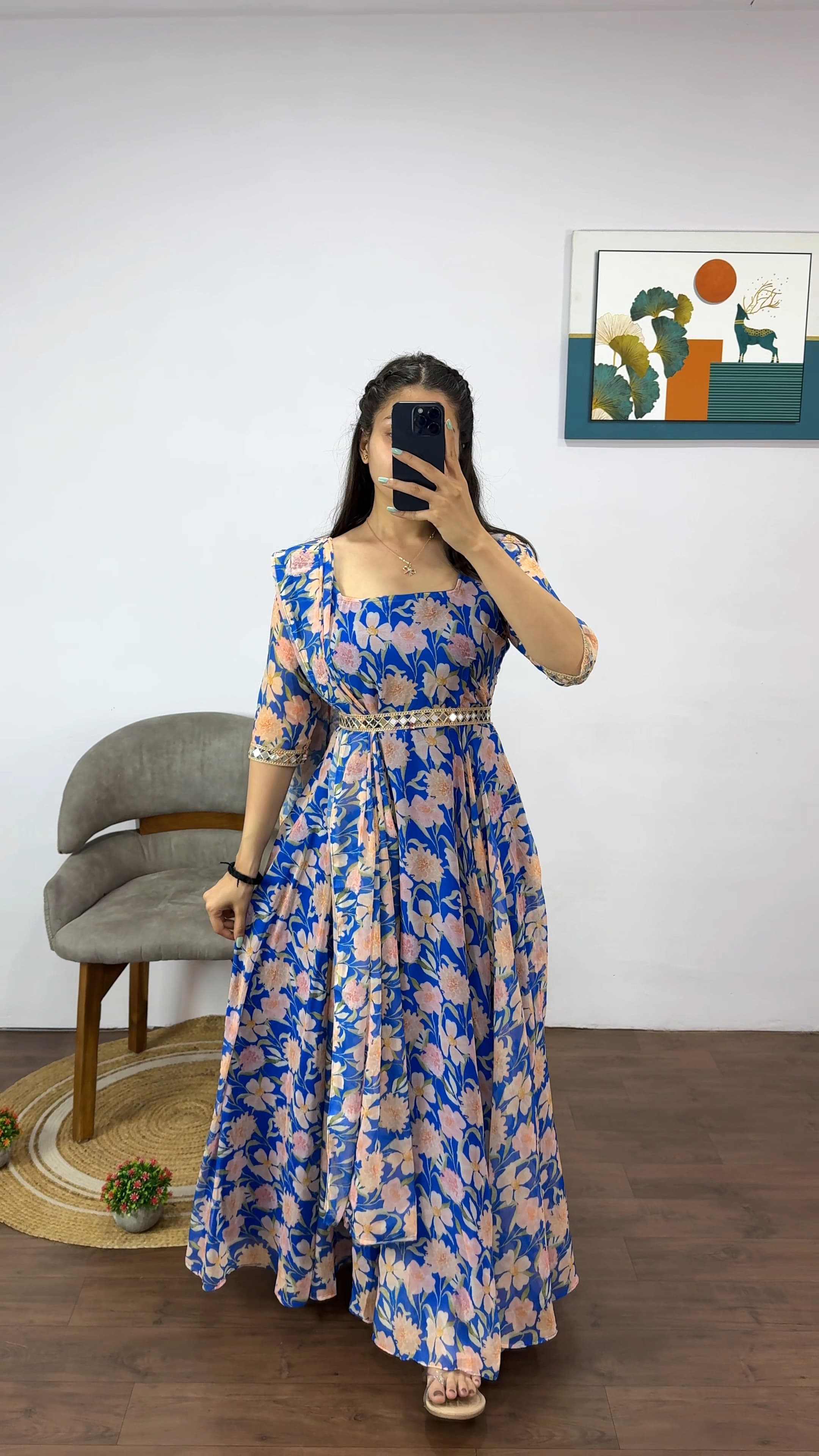 Sofy : Saree gown Frocks